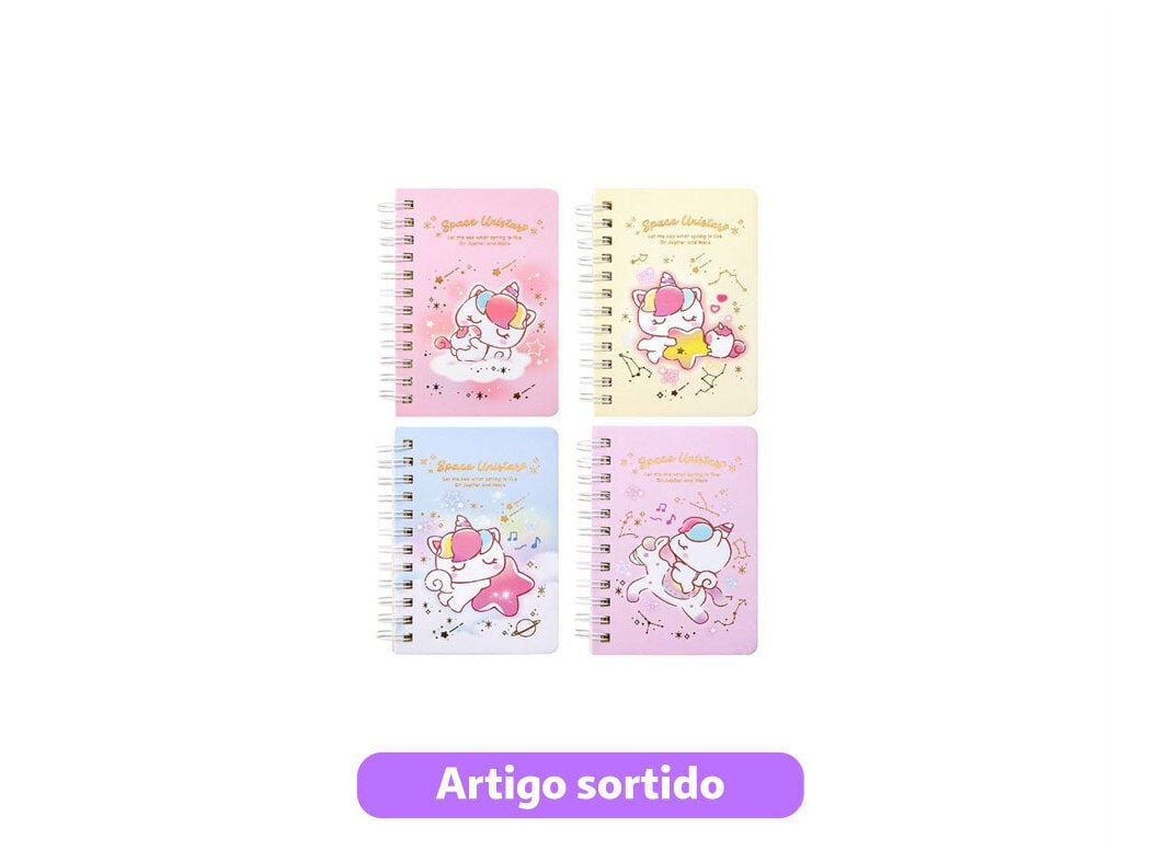POCKET NOTEBOOK IIGN SWEET UNICORN MODELOS SORTIDOS image number 0