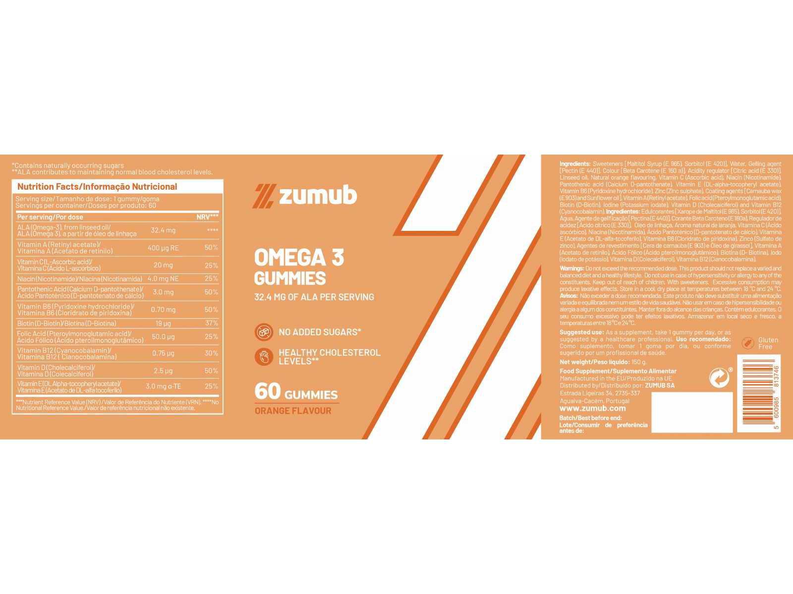 SUPLEMENTO ZUMUB OMEGA 3 60 GOMAS image number 1