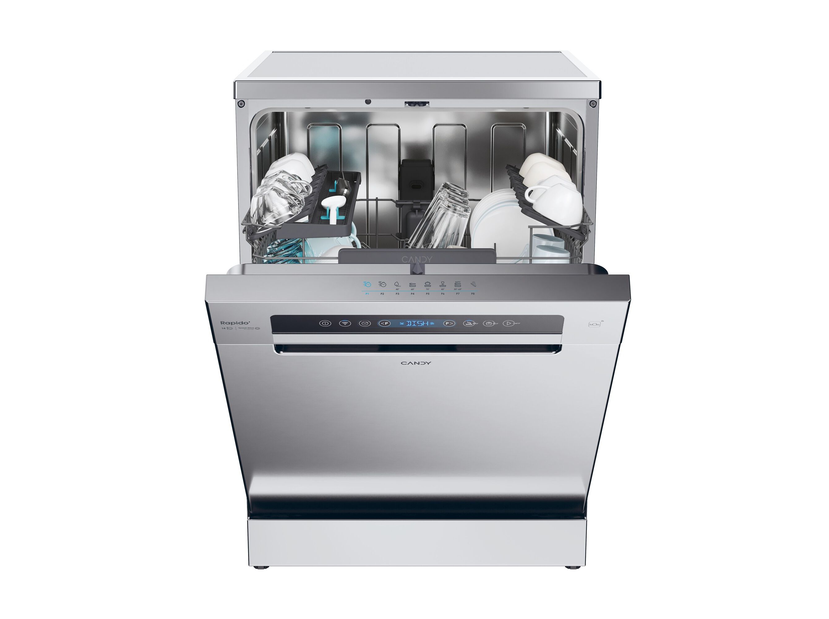 M&Aacute;QUINA DE LAVAR LOI&Ccedil;A CANDY CF 4B7F0X INOX B 14 CONJUNTOS image number 2