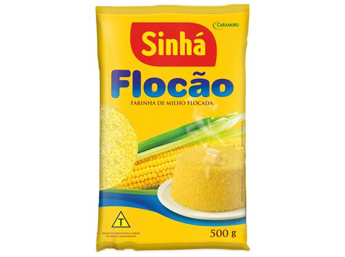 FARINHA DE MILHO SINHÁ FLOCÃO 500G