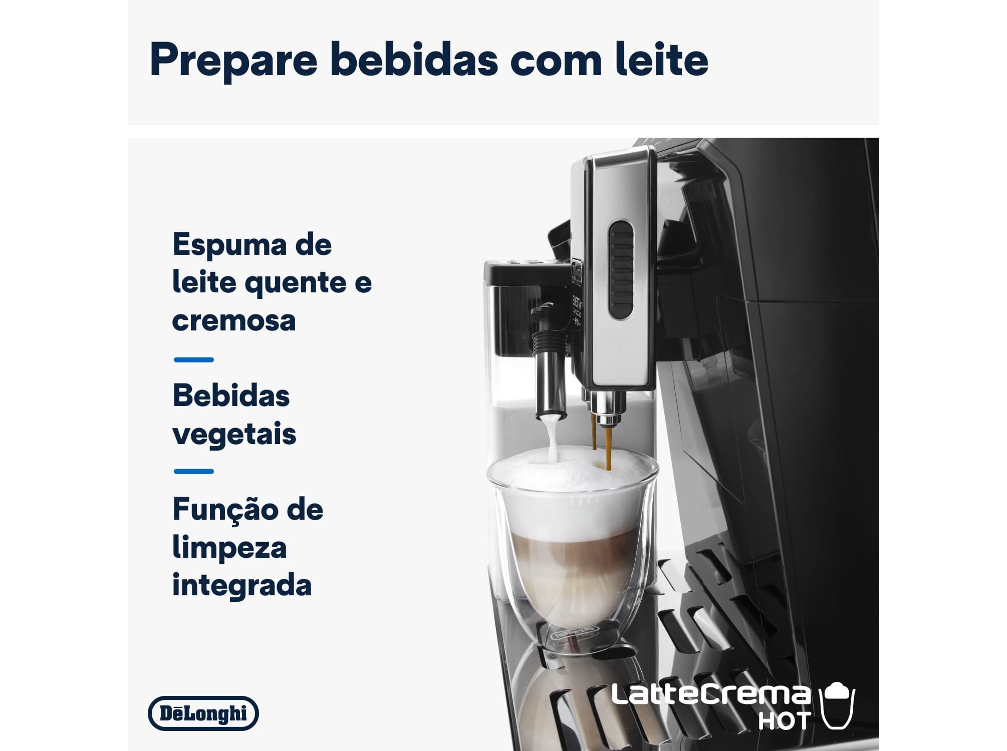 M&Aacute;QUINA DE CAF&Eacute; EXPRESSO AUTOM&Aacute;TICA DELONGHI ECAM46.860.B ELETTA CAPPUCCINO EVO image number 3