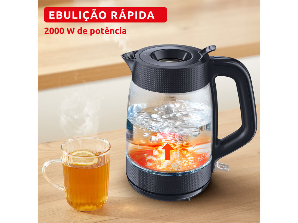 JARRO EL&Eacute;TRICO MOULINEX BY2G08E0 MORNING GLASS BLACK KNIGHT image number 3