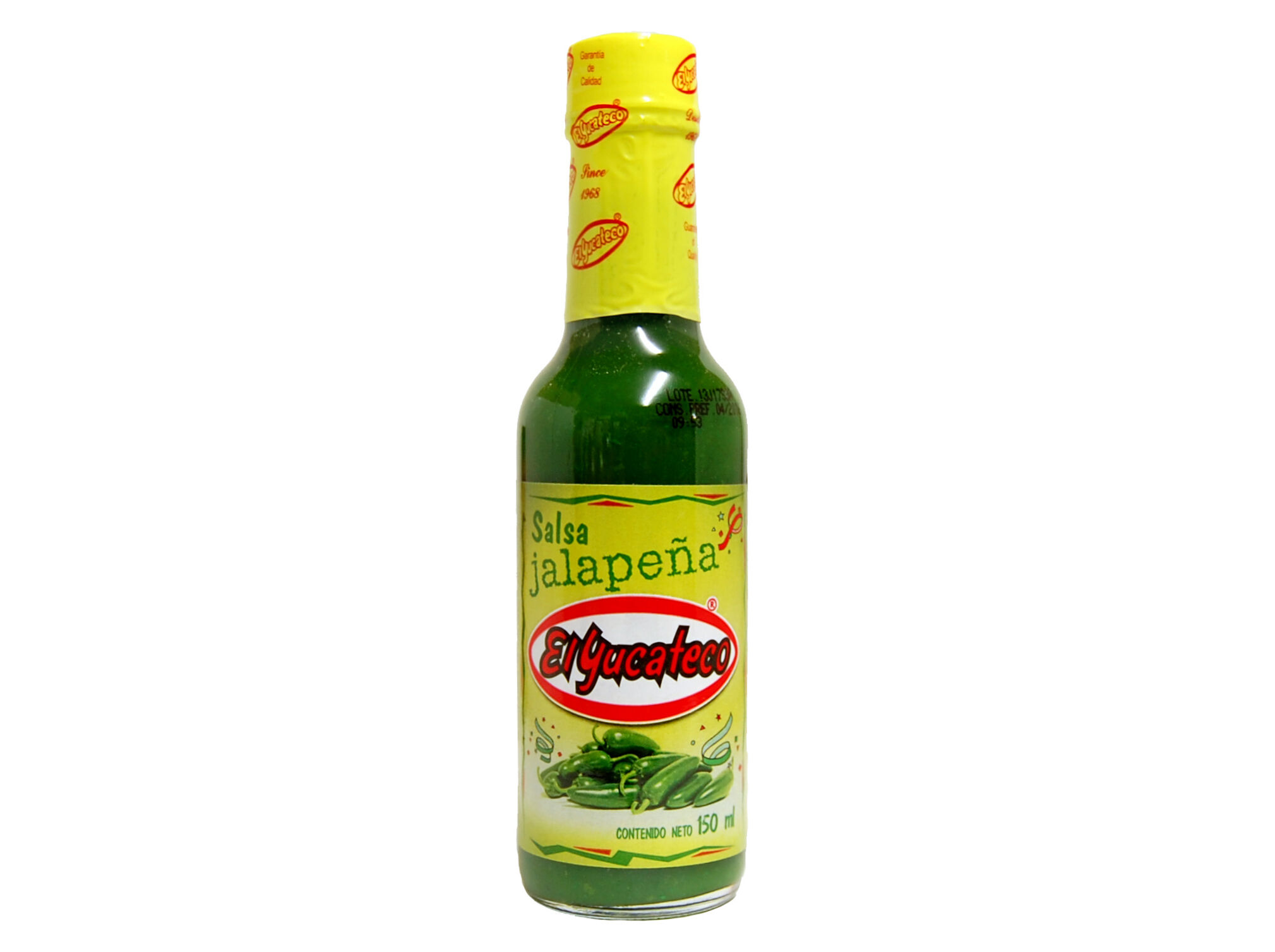 MOLHO JANAPE&Ntilde;O EL YUCATECO PICANTE 150 ML
