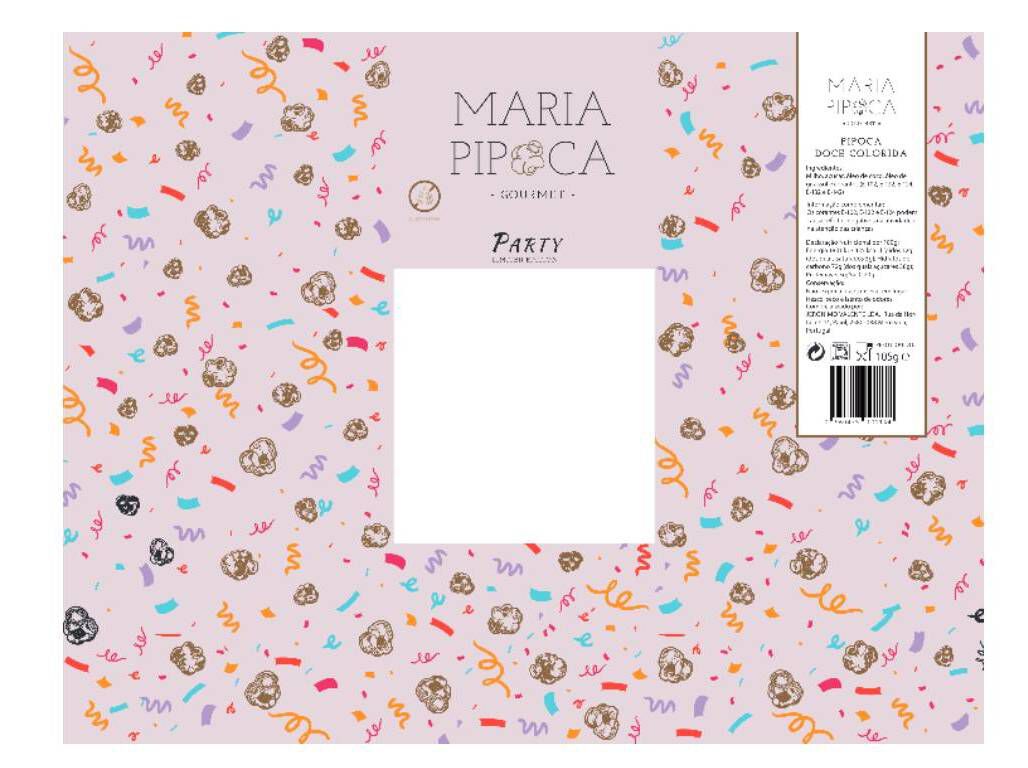 PIPOCAS COLORIDAS MARIA PIPOCA PARTY 105G image number 1