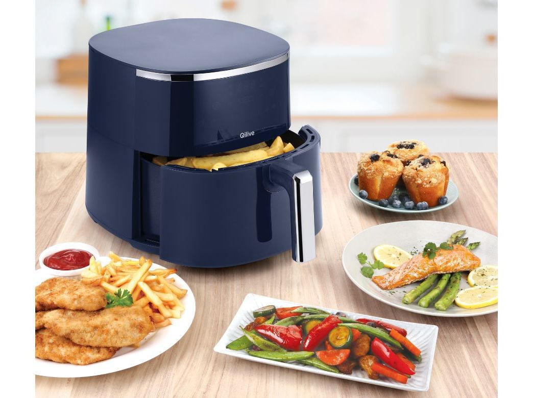 FRITADEIRA AIR FRYER QILIVE Q.5413 AZUL 5.7 L image number 1
