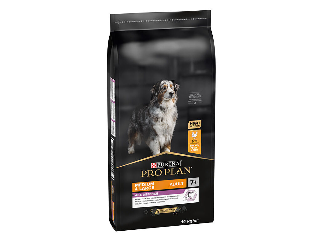 RA&Ccedil;&Atilde;O C&Atilde;O PRO PLAN MEDIUM&LARGE 7+ FRANGO 14KG image number 1