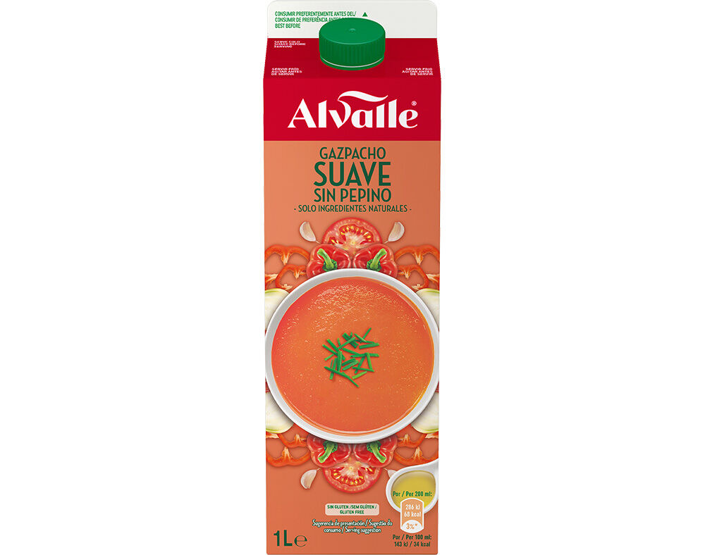 GASPACHO SUAVE ALVALLE 1 LT