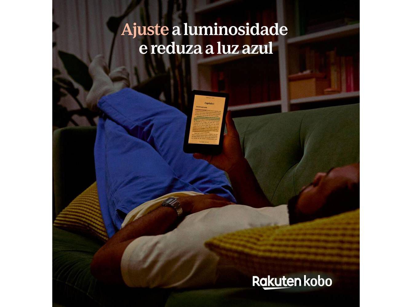 E-BOOK KOBO CLARA COLOUR 6" PRETO image number 4