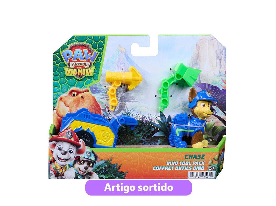 FIGURAS DINO PATRULHA PATA TOOL PACK MODELOS SORTIDOS