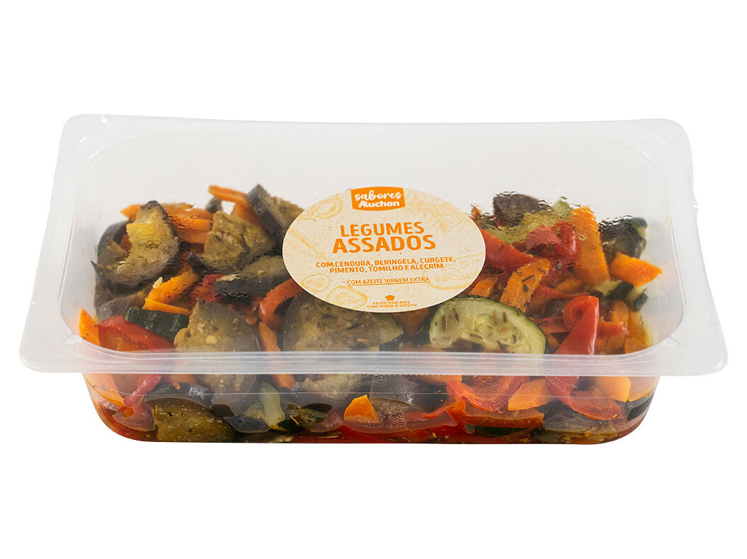 LEGUMES ASSADOS COM TOMILHO E ALECRIM SABORES AUCHAN 600 G image number 1