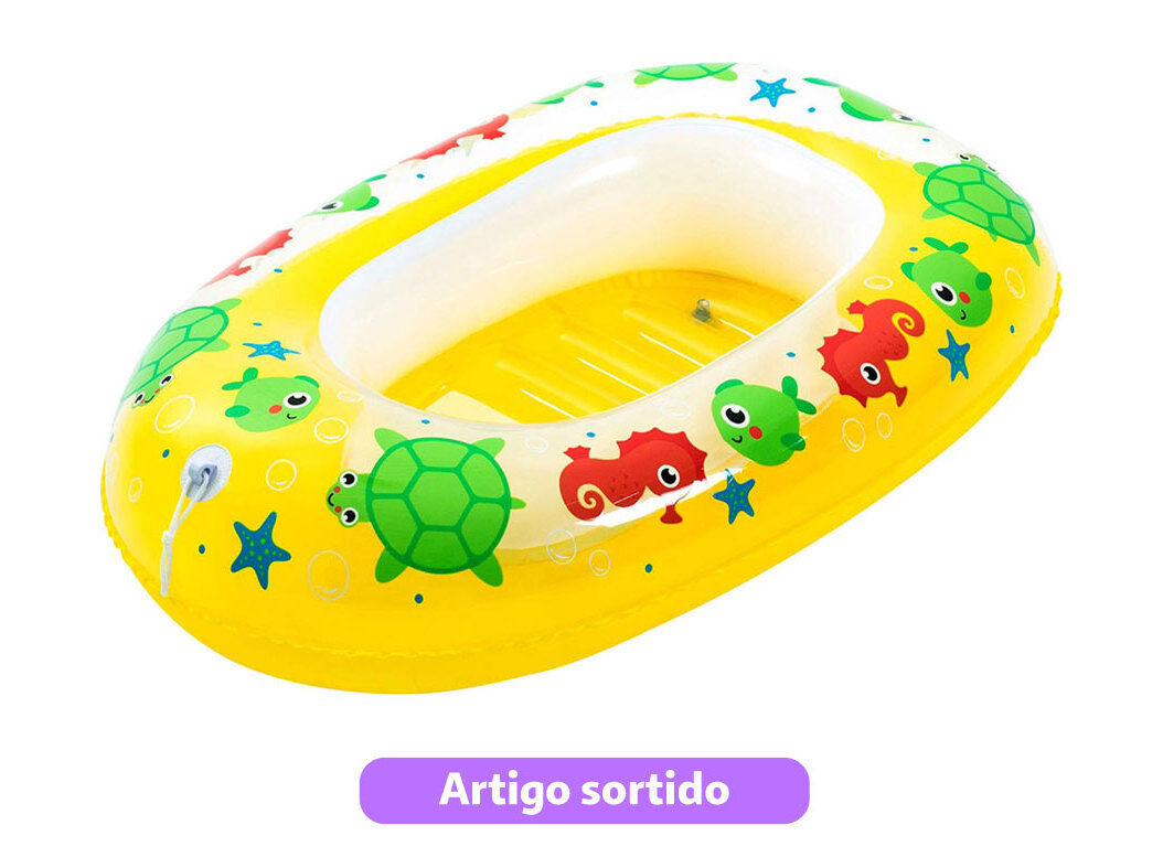 BARCO INSUFL&Aacute;VEL BESTWAY 102X69CM CORES SORTIDAS