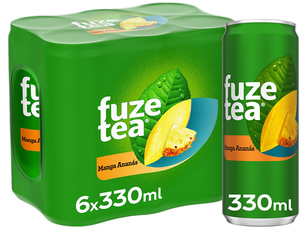 ICE TEA FUZE TEA MANGA ANANAS 6X0.33L (SDR) image number 0