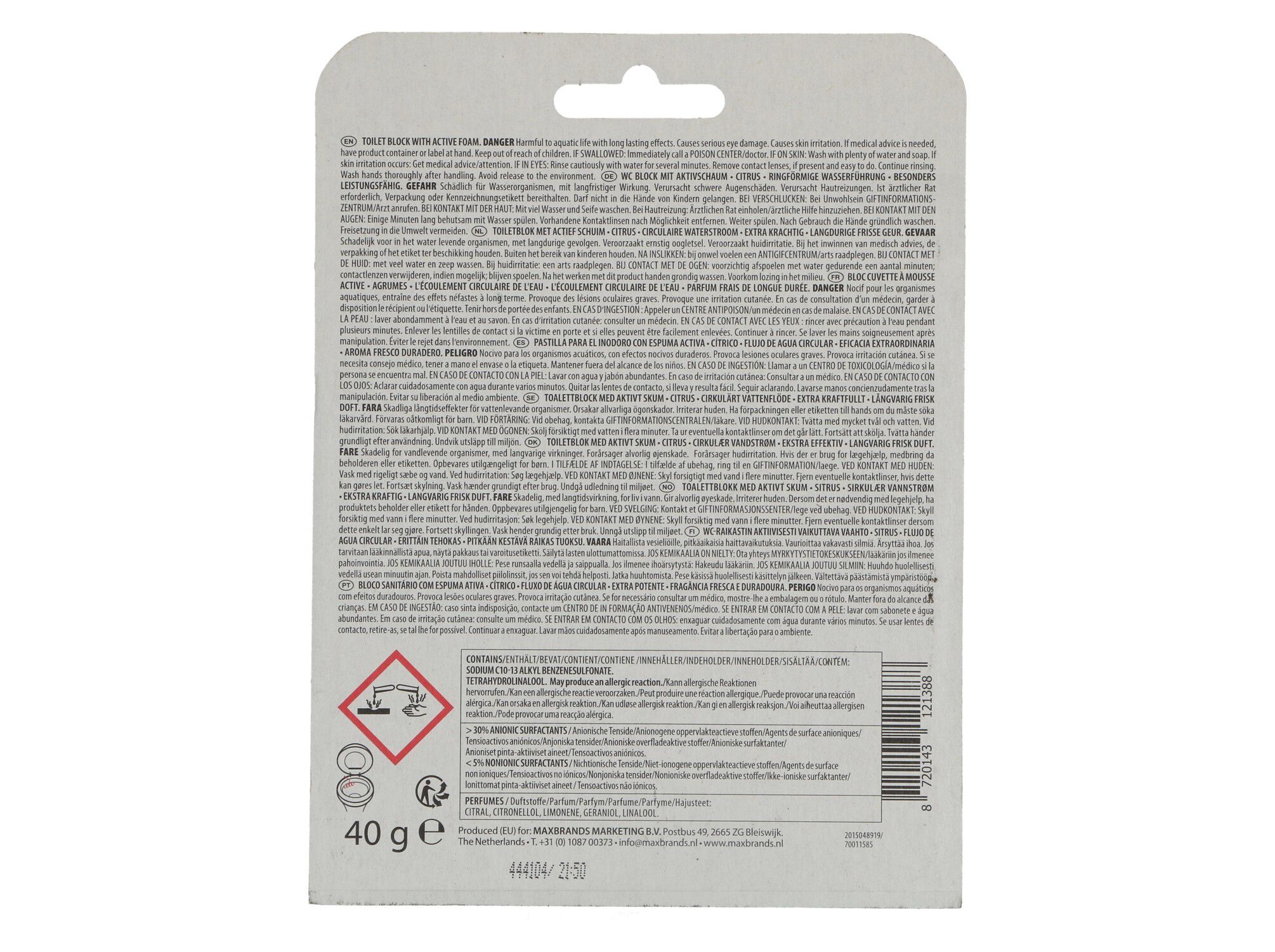 BLOCO SANIT&Aacute;RIO AT HOME CLEAN CITRINOS FRESCOS 1 UN image number 2