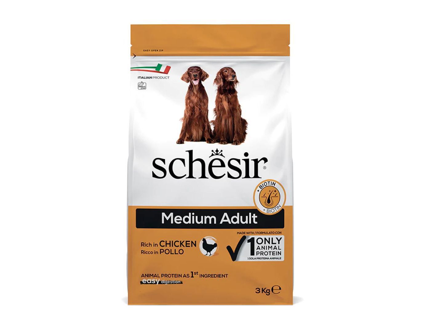 RA&Ccedil;&Atilde;O PARA C&Atilde;O SCHESIR M&Eacute;DIO FRANGO 3KG image number 0