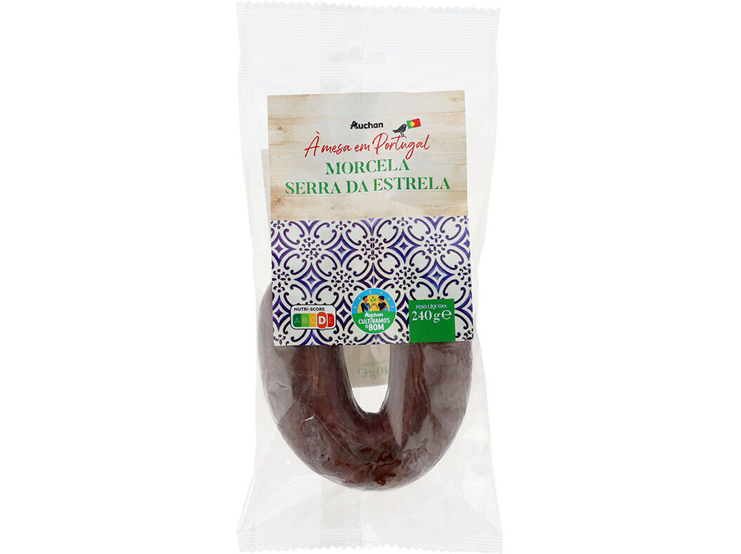 MORCELA DE COZER AUCHAN &Agrave; MESA EM PORTUGAL CULTIVAMOS O BOM SERRA DA ESTRELA 240G