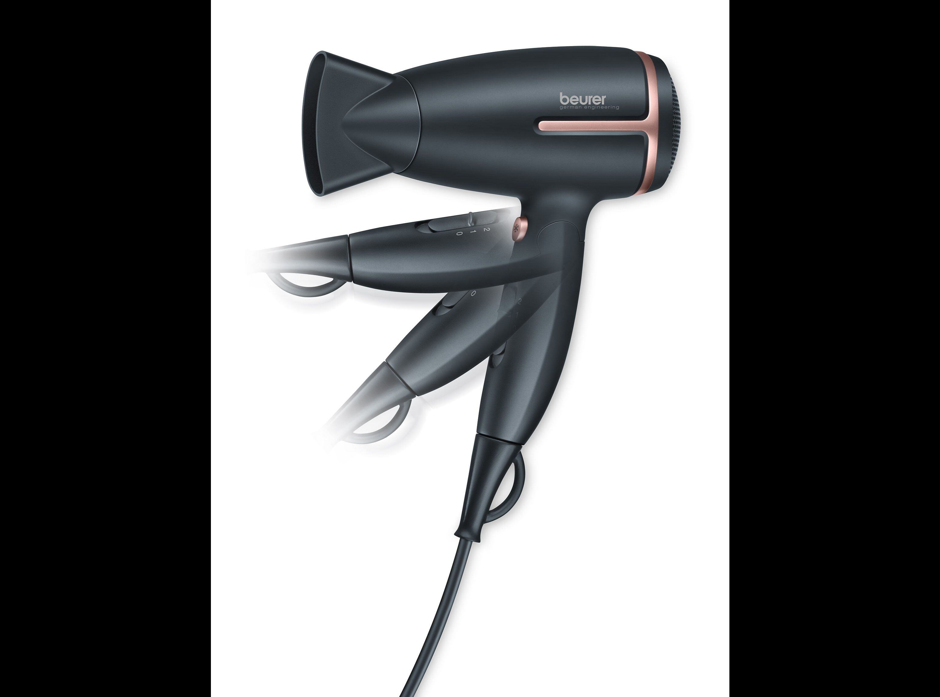 Secador De Viagem Beurer Hc25 Travel Hair Dryer 1600w Auchan