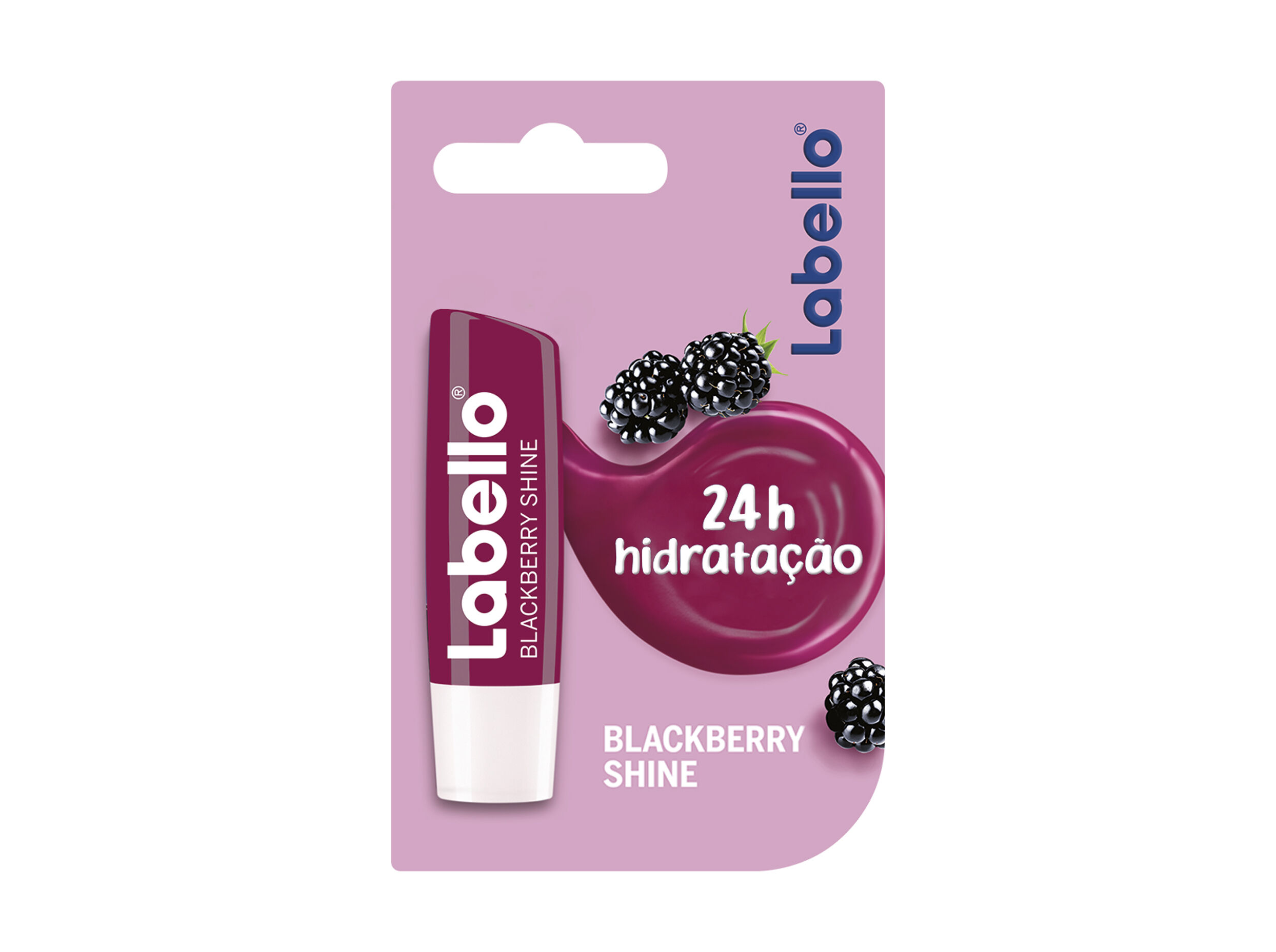 BATOM CUIDADO DOS L&Aacute;BIOS FRUTADO BLACKBERRY SHINE LABELLO 1 UN