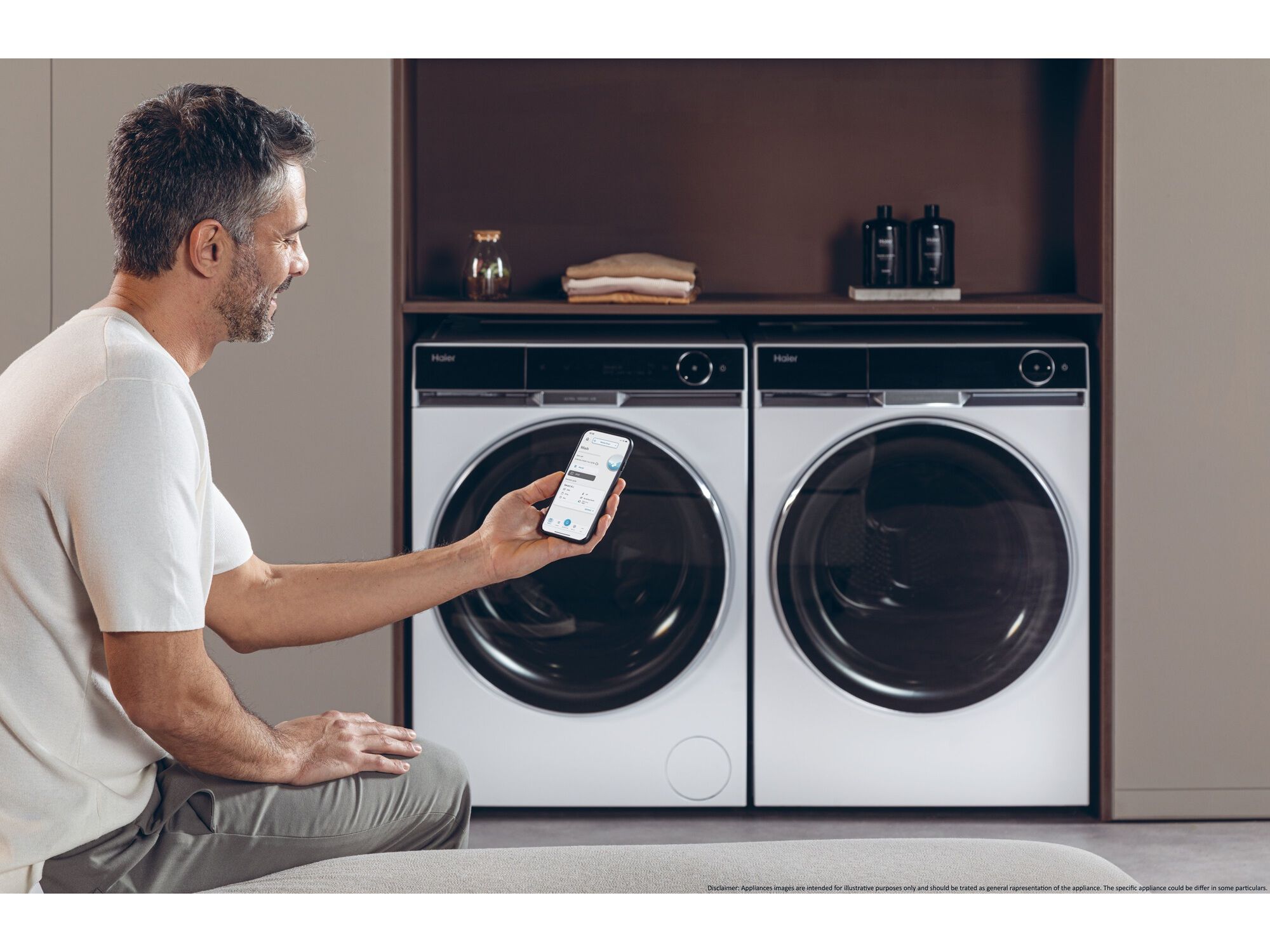 M&Aacute;QUINA DE LAVAR ROUPA HAIER HW100-BD14397U1S - BRANCO A 10KG image number 21