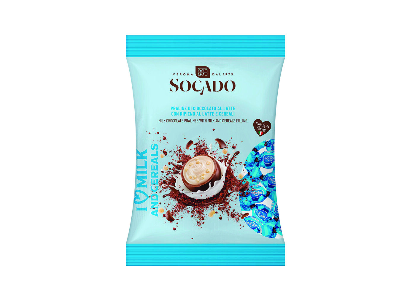 BOMBONS SOCADO I LOVE MILK CEREAIS 105G image number 0