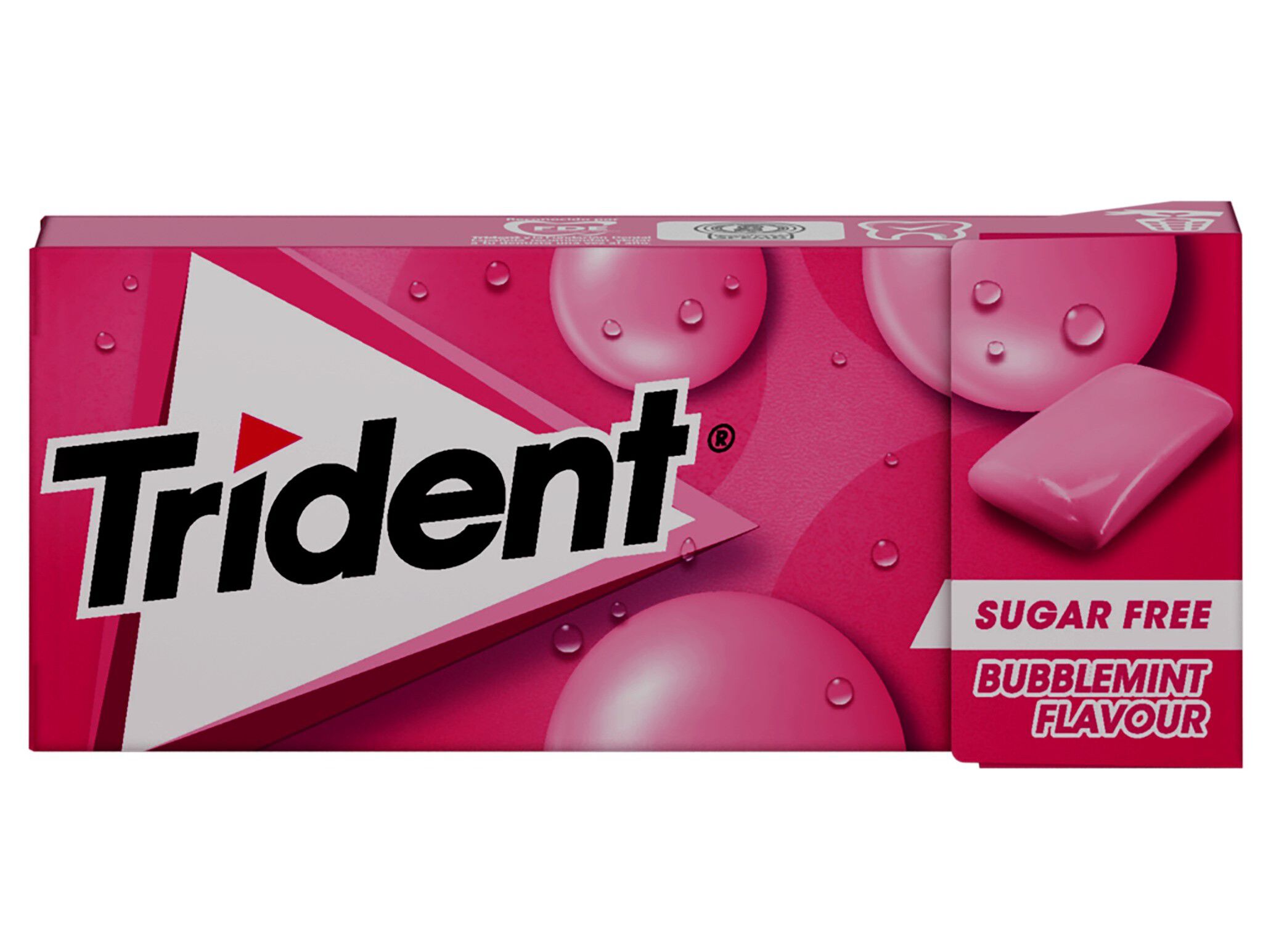 PASTILHAS SEM ACUCAR TRIDENT BUBBLEMINT 14GR image number 0