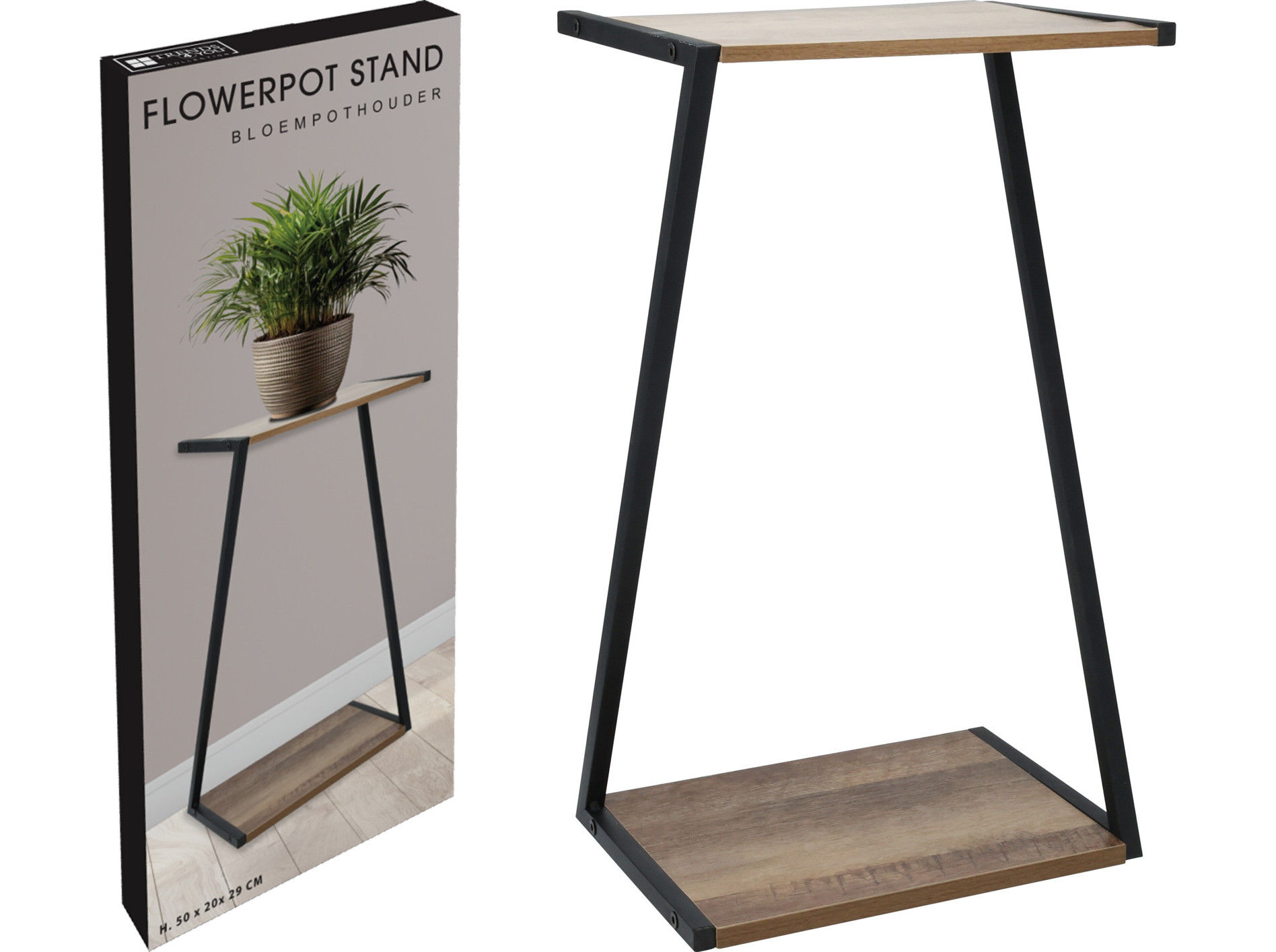 SUPORTE VASO MDF 29X20X50CM