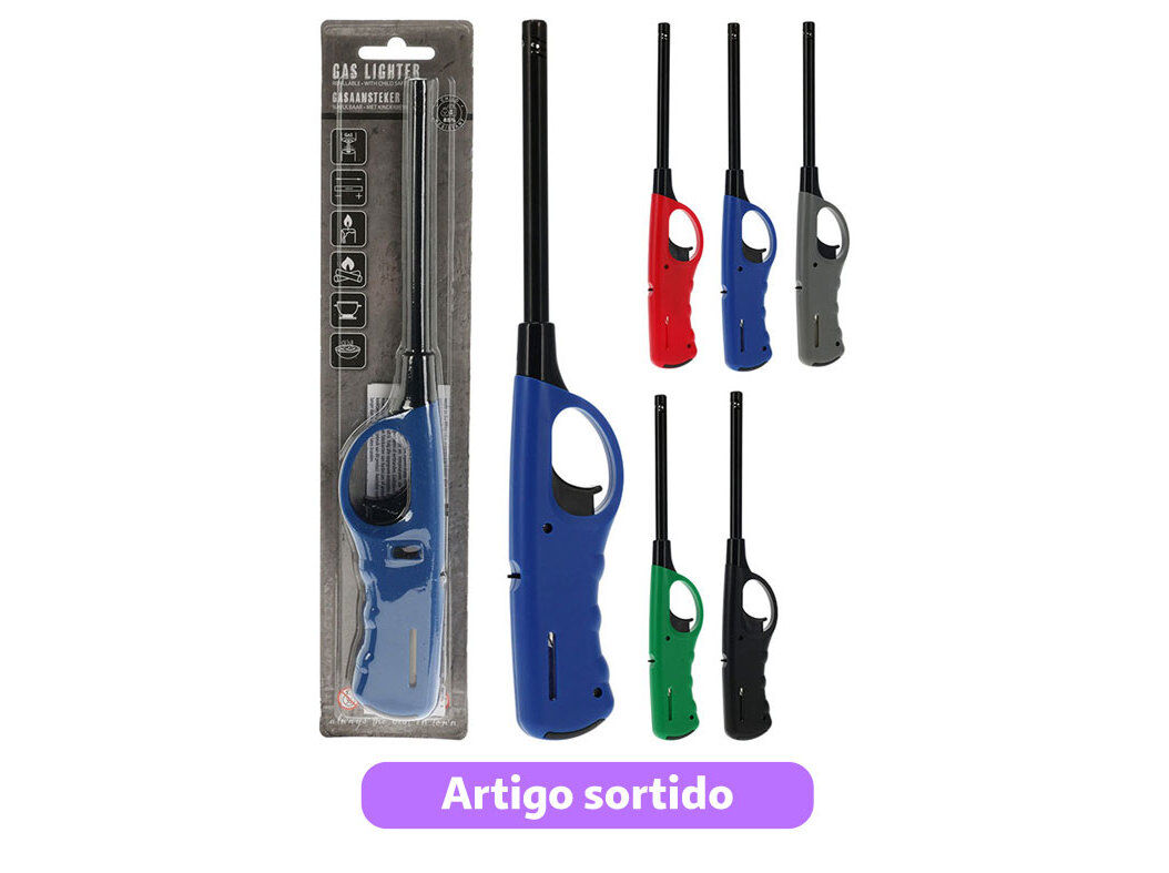 ISQUEIRO COZINHA RECARREG&Aacute;VEL CORES SORTIDAS