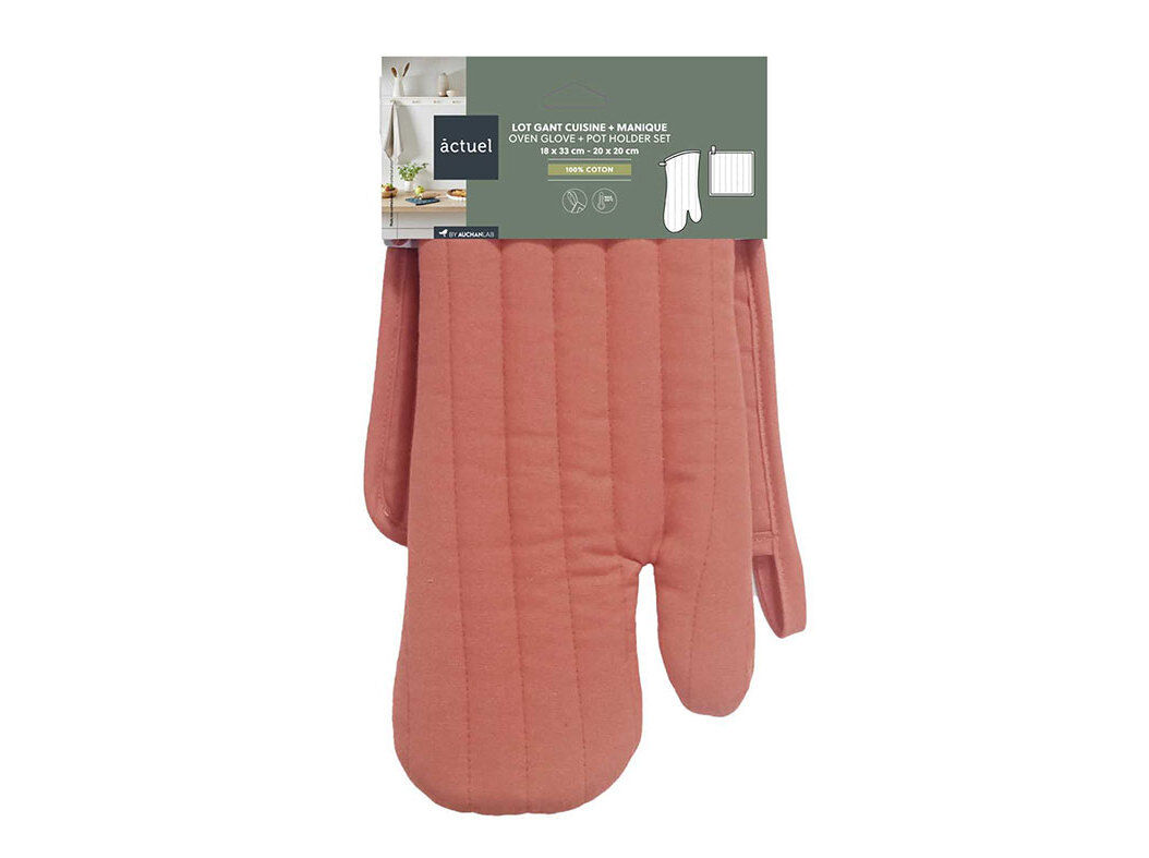 CONJUNTO LUVA+PEGA ACTUEL APRICOT