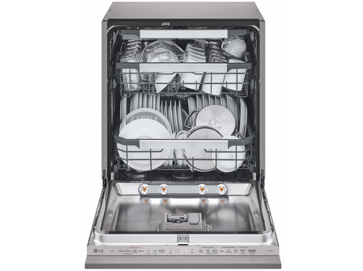 MAQ LAVAR LOI&Ccedil;A LG DB273TX INOX ENCASTRE A 14CONJ. image number 1