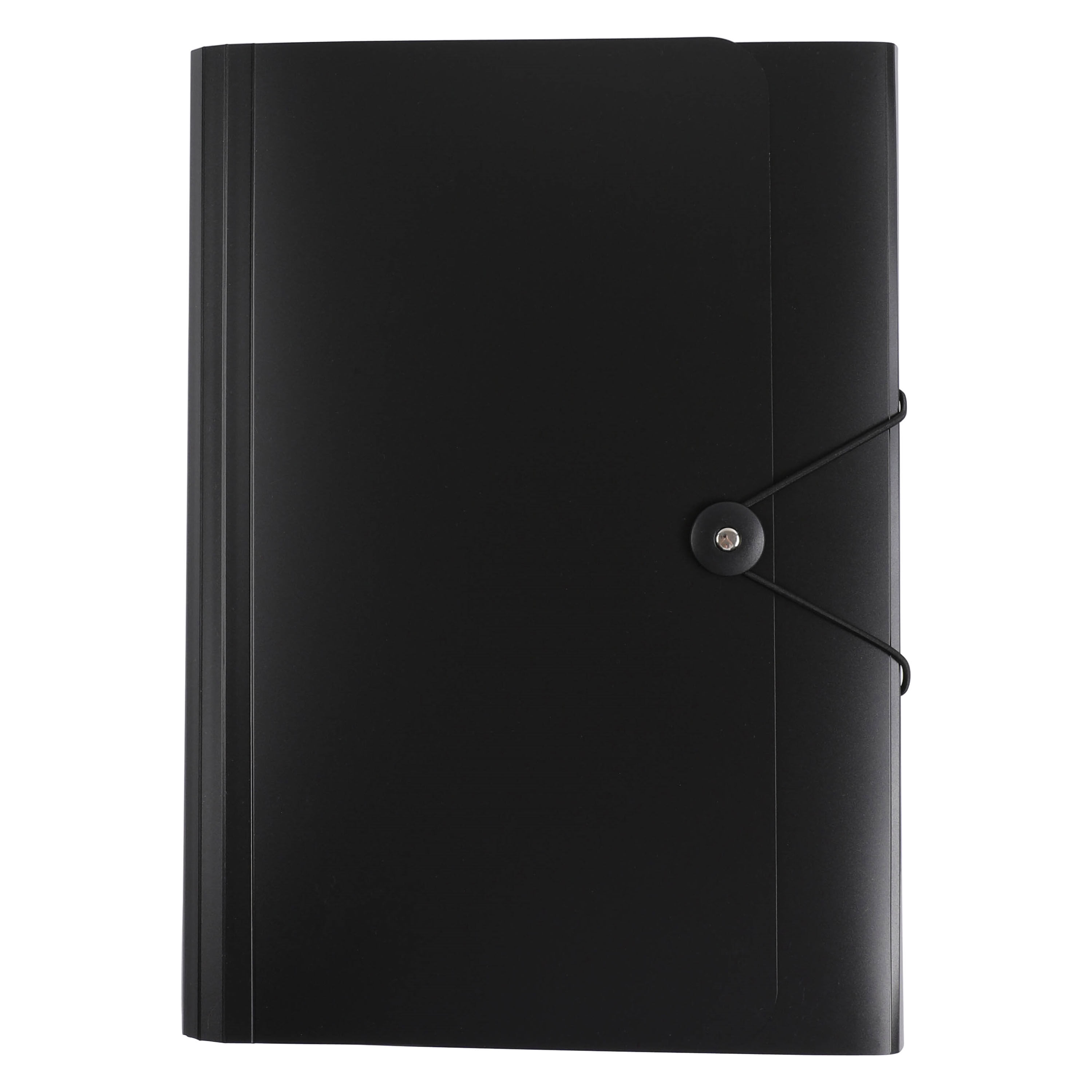 CAPA A4 EXPANS&Iacute;VEL AUCHAN PRETO POLIPROPILENO RECICLADO image number 1