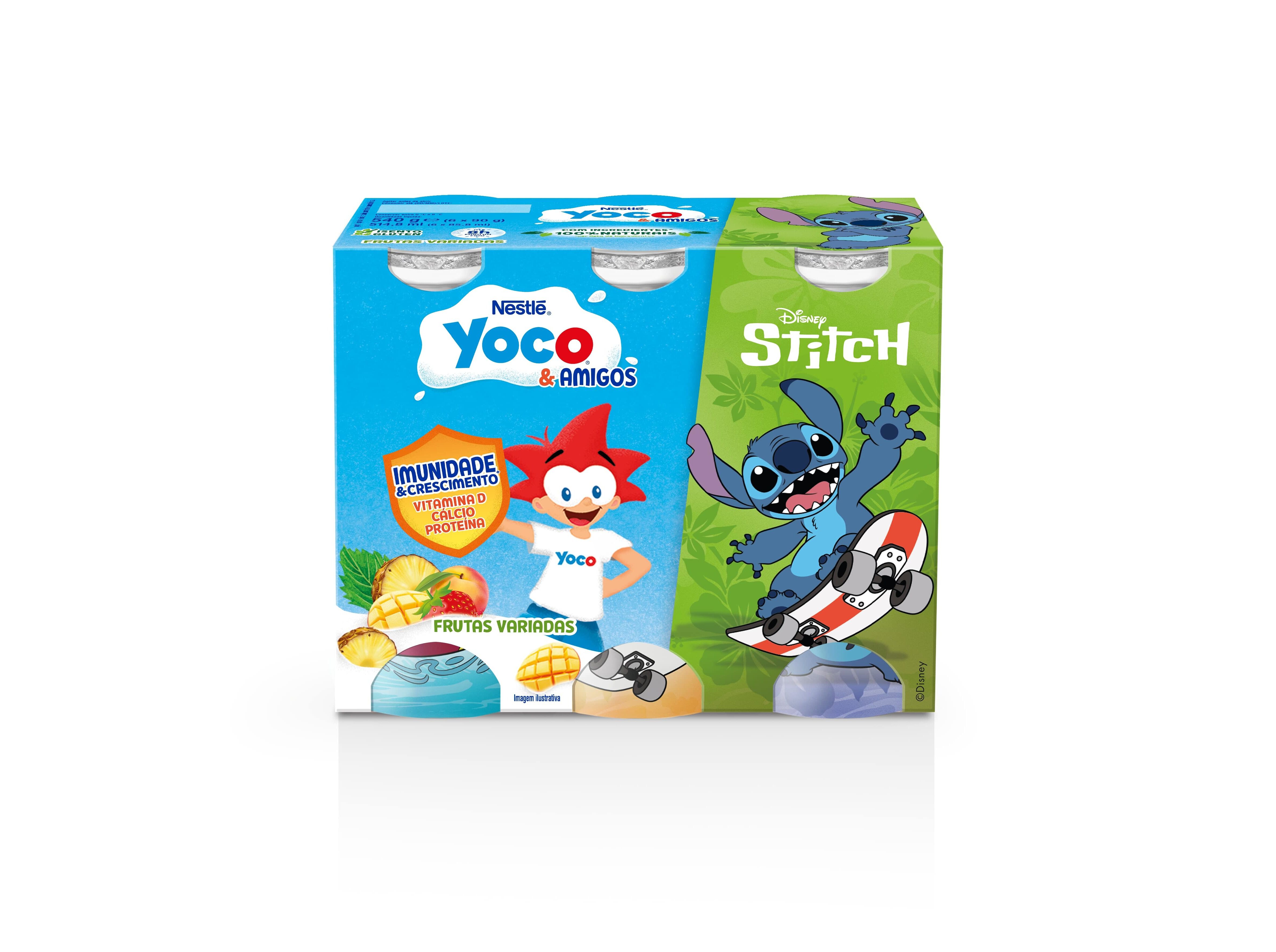 IOGURTE YOCO L&Atilde;QUIDO FRUTAS VARIADAS 6X90G