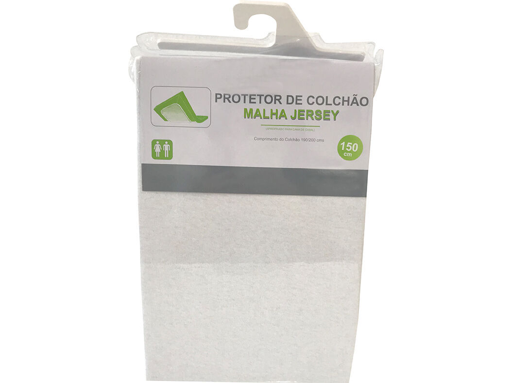 PROTETOR DE COLCH&Atilde;O JERSEY 100%ALGOD&Atilde;O 150X200X25CM