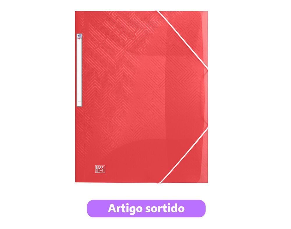 CAPA POLIPROPILENO A3 OXFORD URBAN COM EL&Aacute;STICO CORES SORTIDAS image number 1