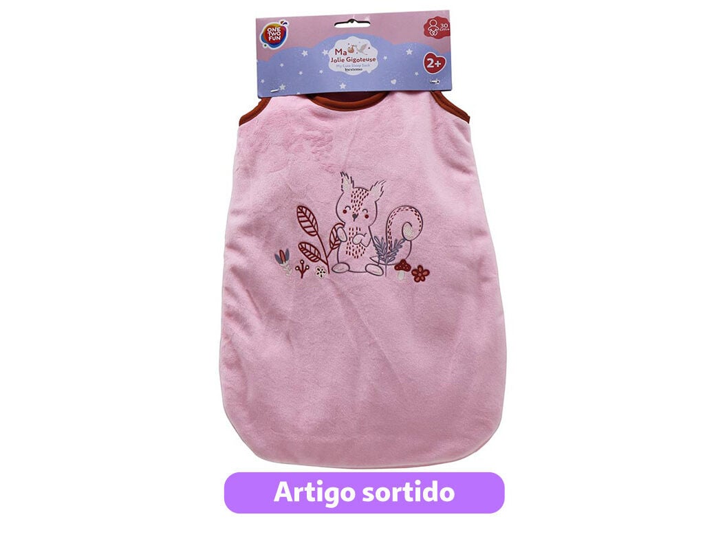 SACO PARA DORMIR ONE TWO FUN 35CM MODELOS SORTIDOS image number 1