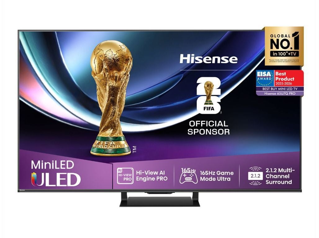 TV ULED MINI LED HISENSE 65U7Q PRO (65" SMART 4K 164CM)