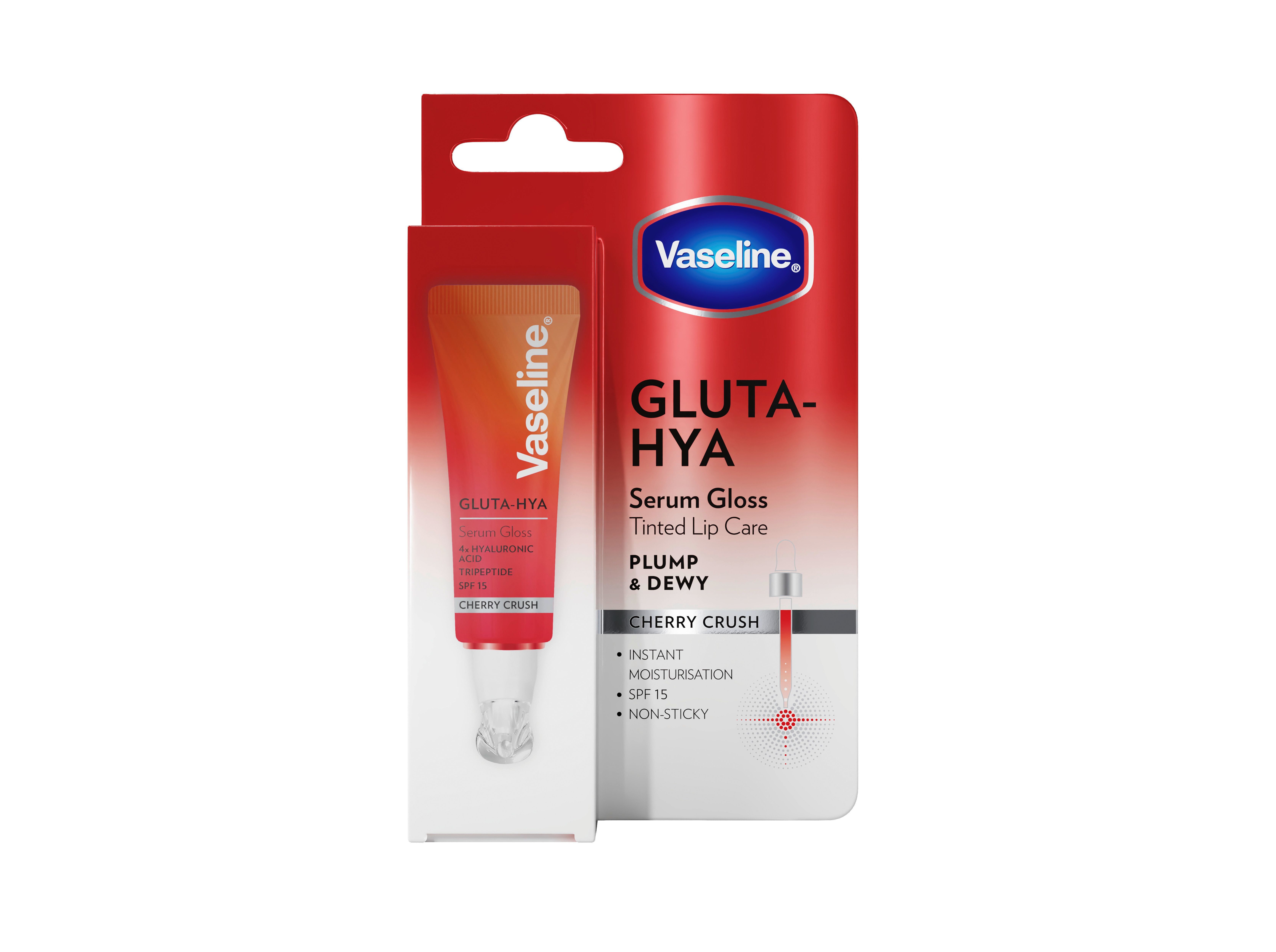 B&Aacute;LSAMO LABIAL VASELINE GLUTA-HYA CHERRY CRUSH 10 ML image number 1