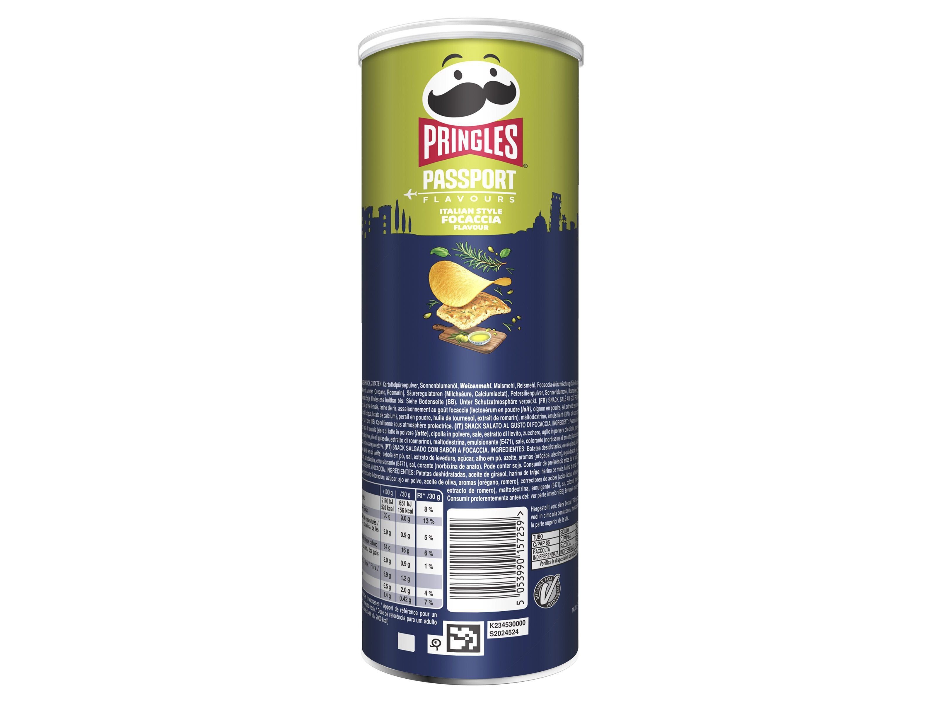 BATATAS FRITAS SABORES PRINGLES ADVENTO 480G image number 1