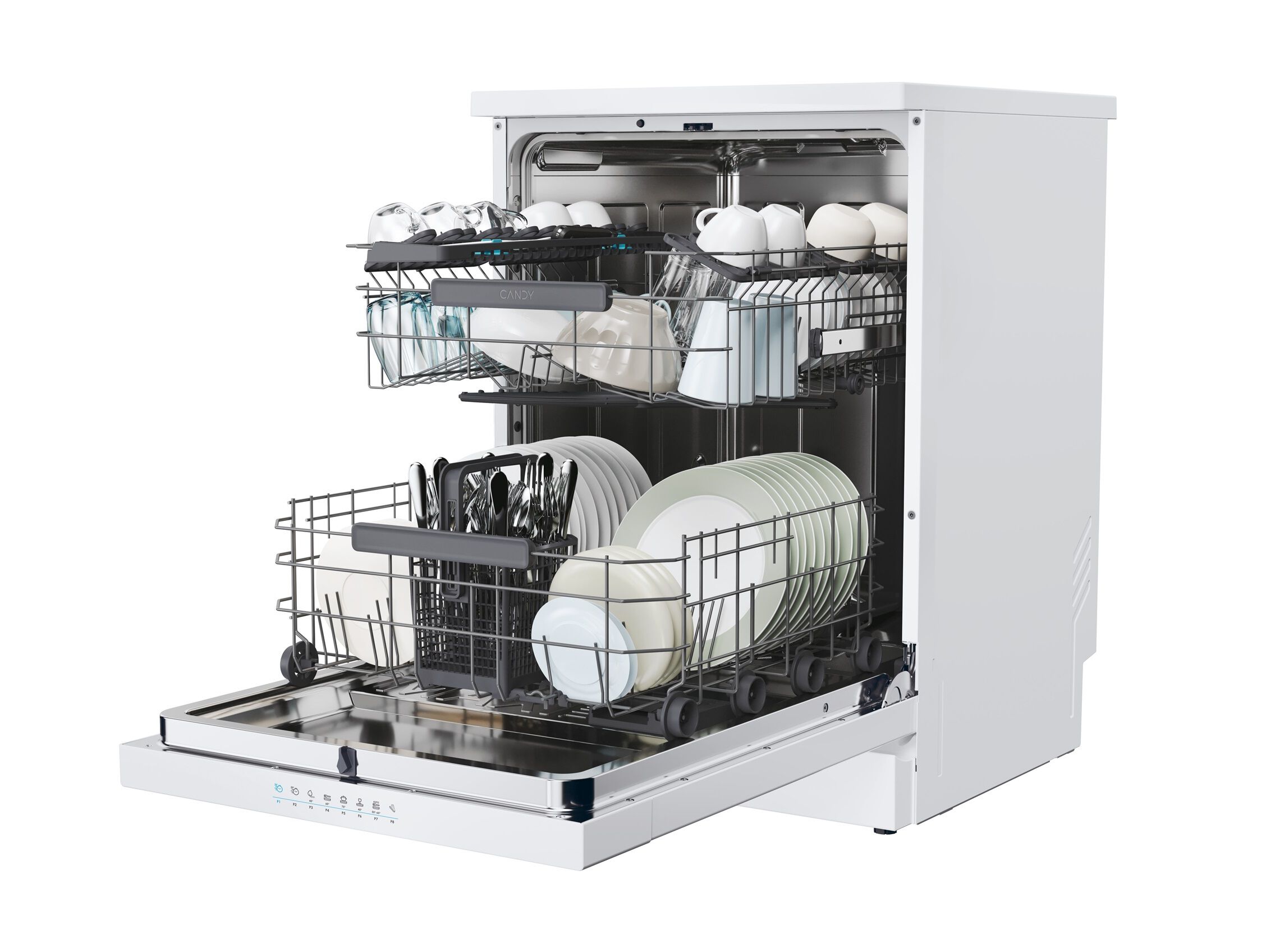 M&Aacute;QUINA LAVAR LOI&Ccedil;A CANDY CF 4B7F0W BRANCO B 14 CONJUNTOS image number 4