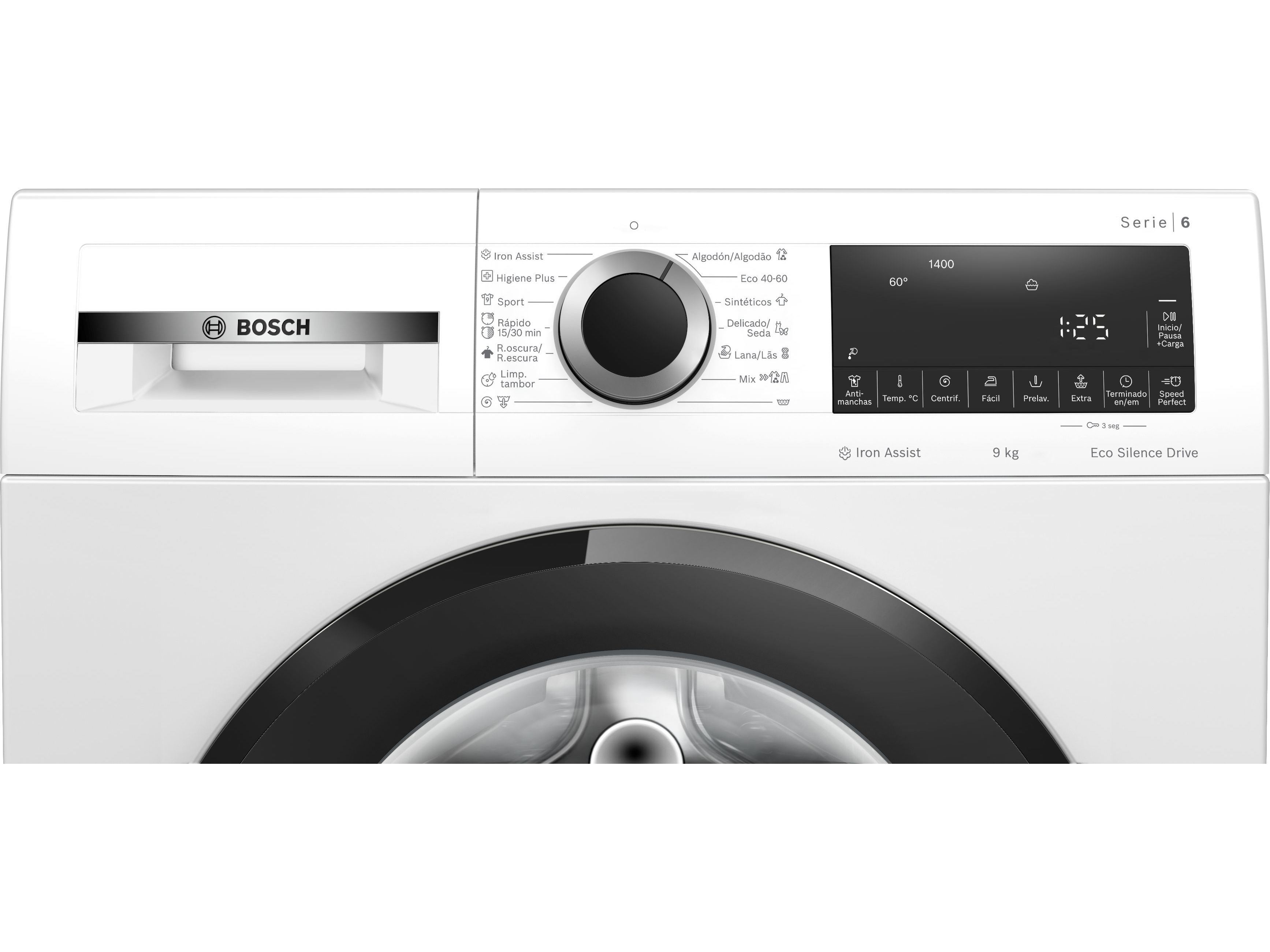 M&Aacute;QUINA DE LAVAR ROUPA BOSCH WGG244Z0EP - BRANCO A 9KG 1400RPM image number 4
