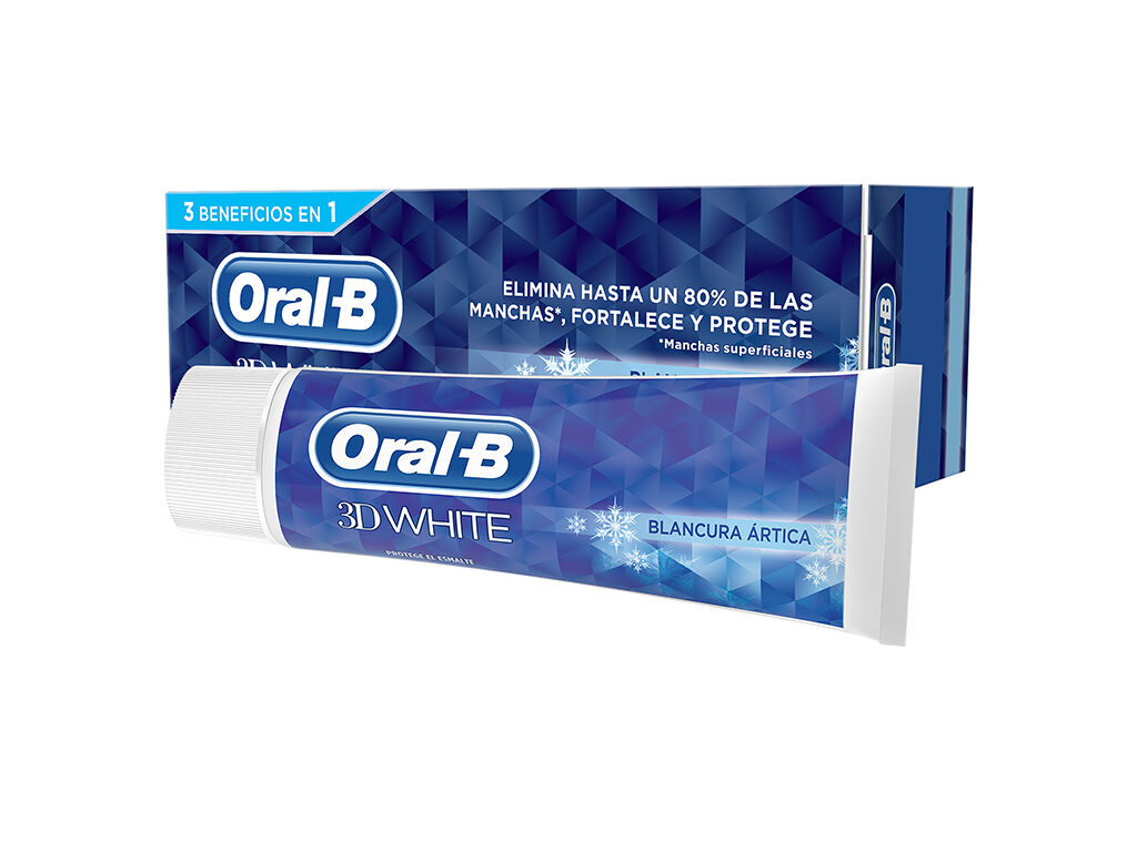 PASTA ORAL-B DENT&Iacute;FRICA 3D WHITE BRANCURA &Aacute;RTICO 75ML