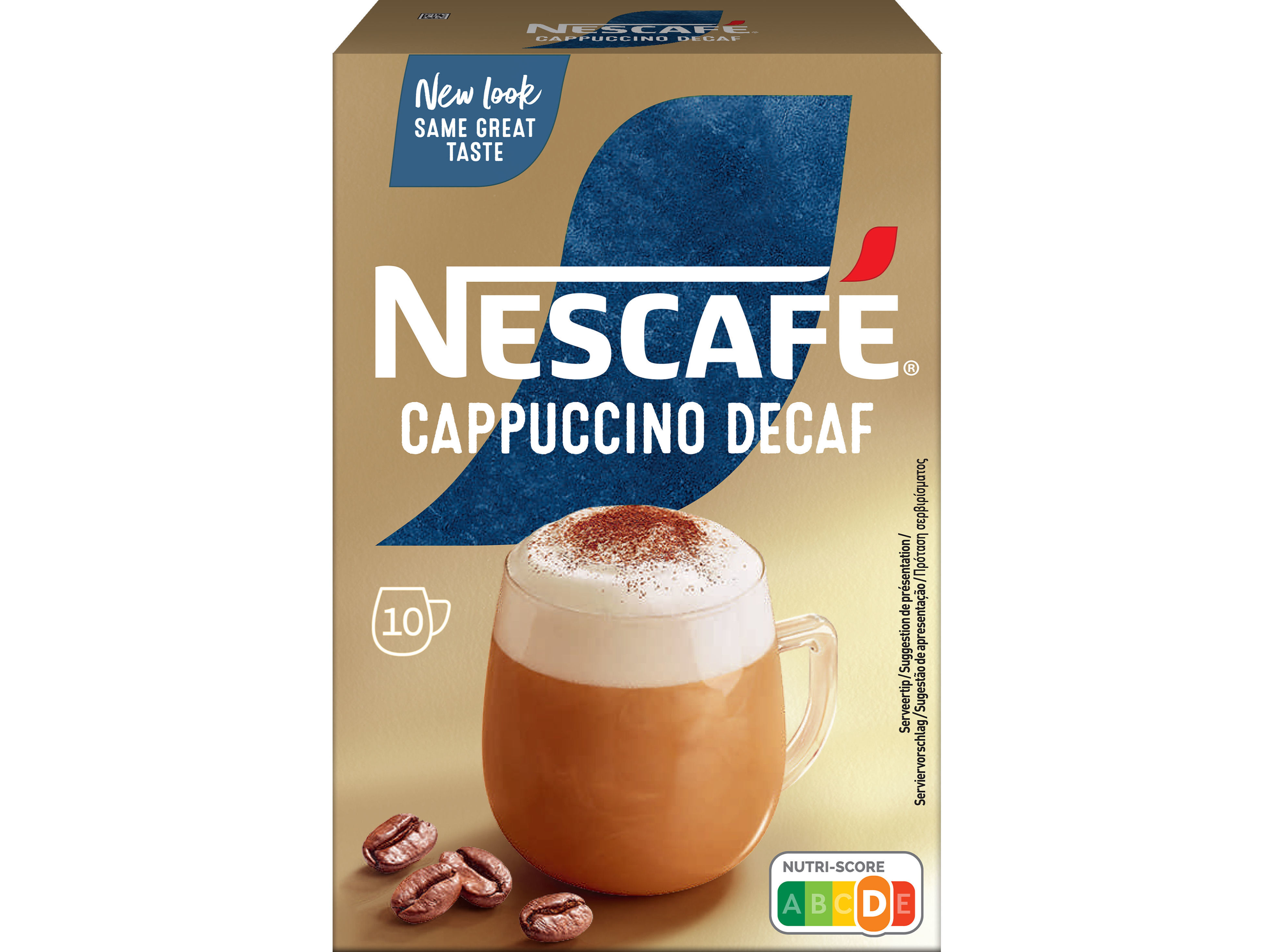 SOLUVEIS NESCAF&Eacute; CAPPUCCINO DESCAFEINADO 10UN