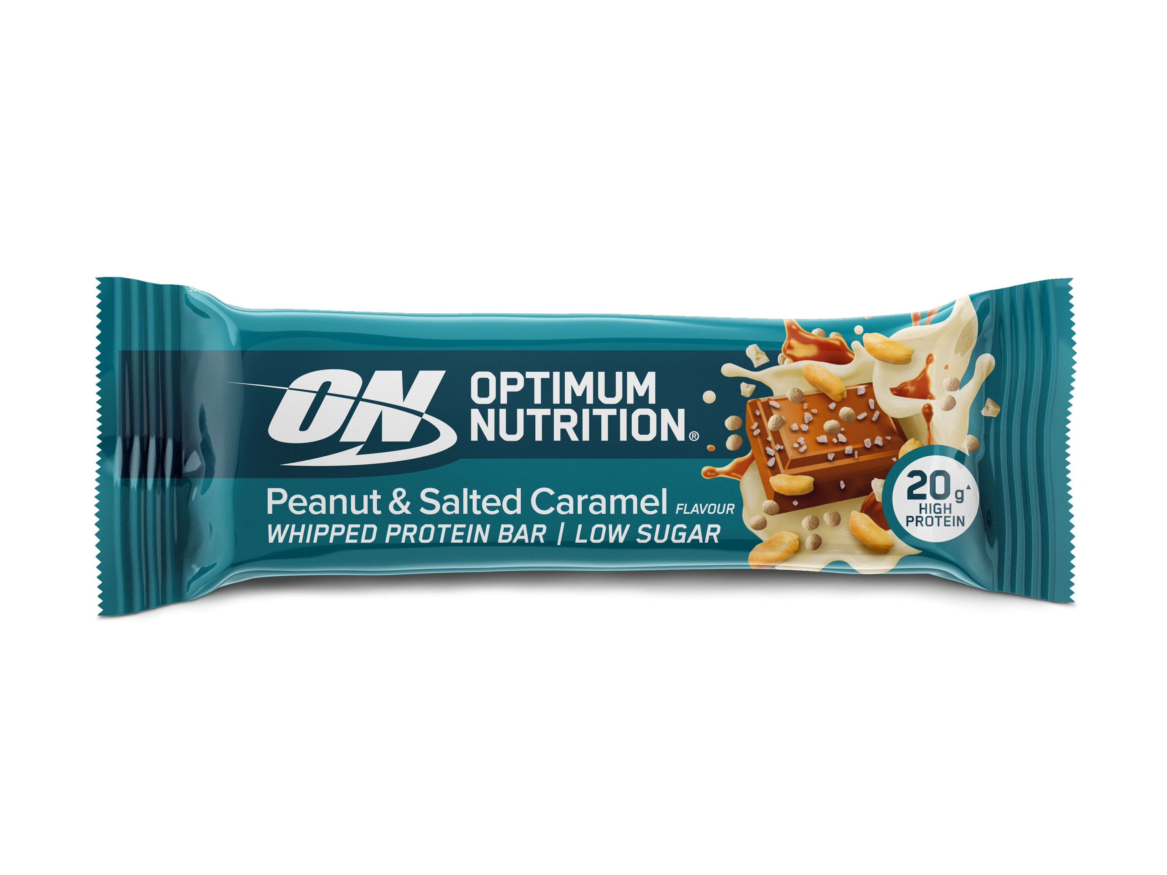 BARRA PROTEINA OPTIM NUT CARAMELO SALGADO 68G image number 0