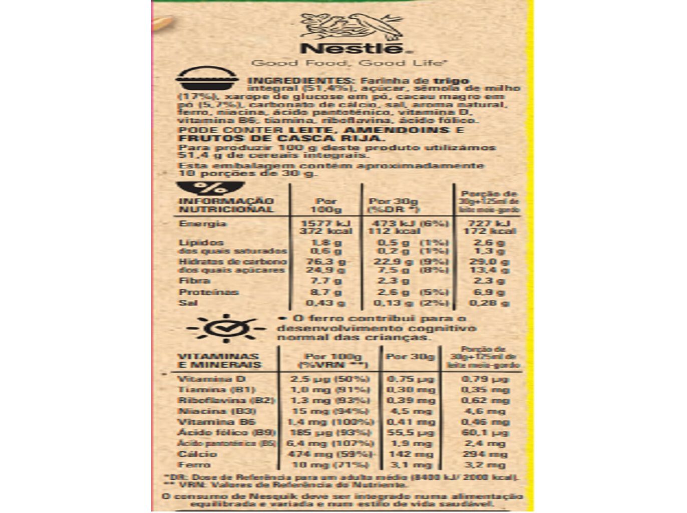 CEREAIS NESQUIK 300G image number 1