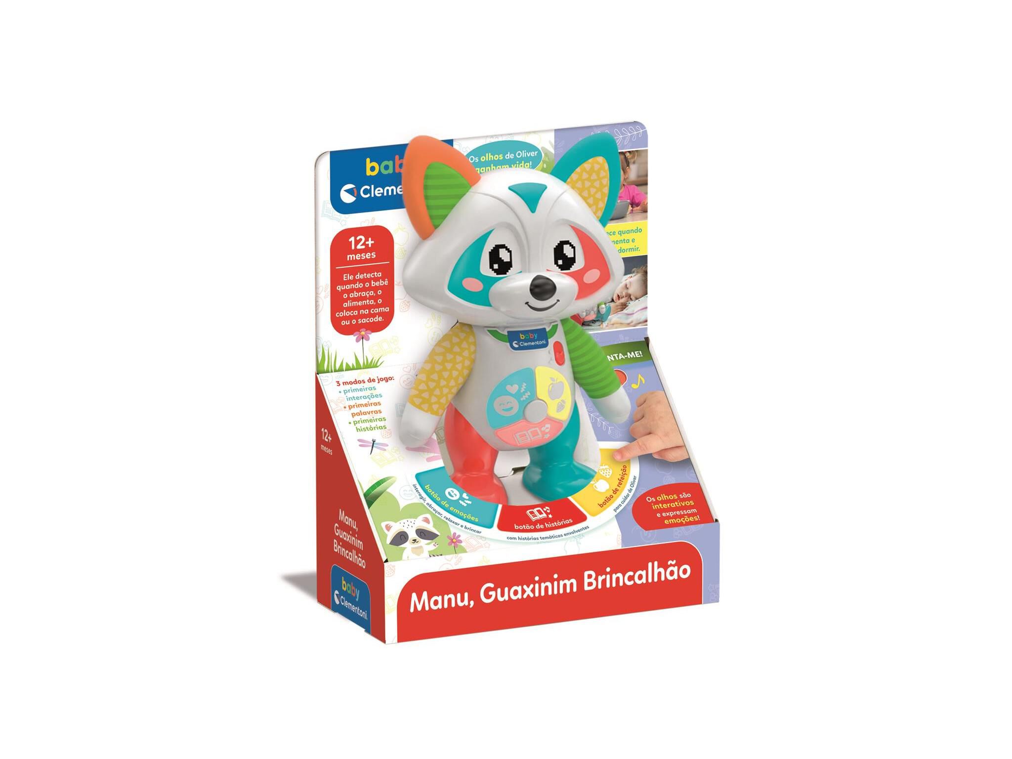 MANU BABY CLEMENTONI GUAXINIM BRINCALH&Atilde;O image number 0