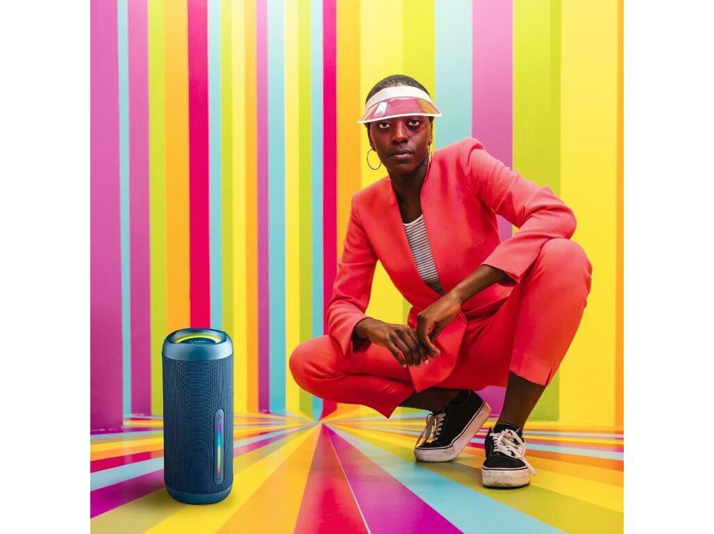 COLUNAS PORTATEIS BT NGS ROLLERFURIA3BLUE image number 2