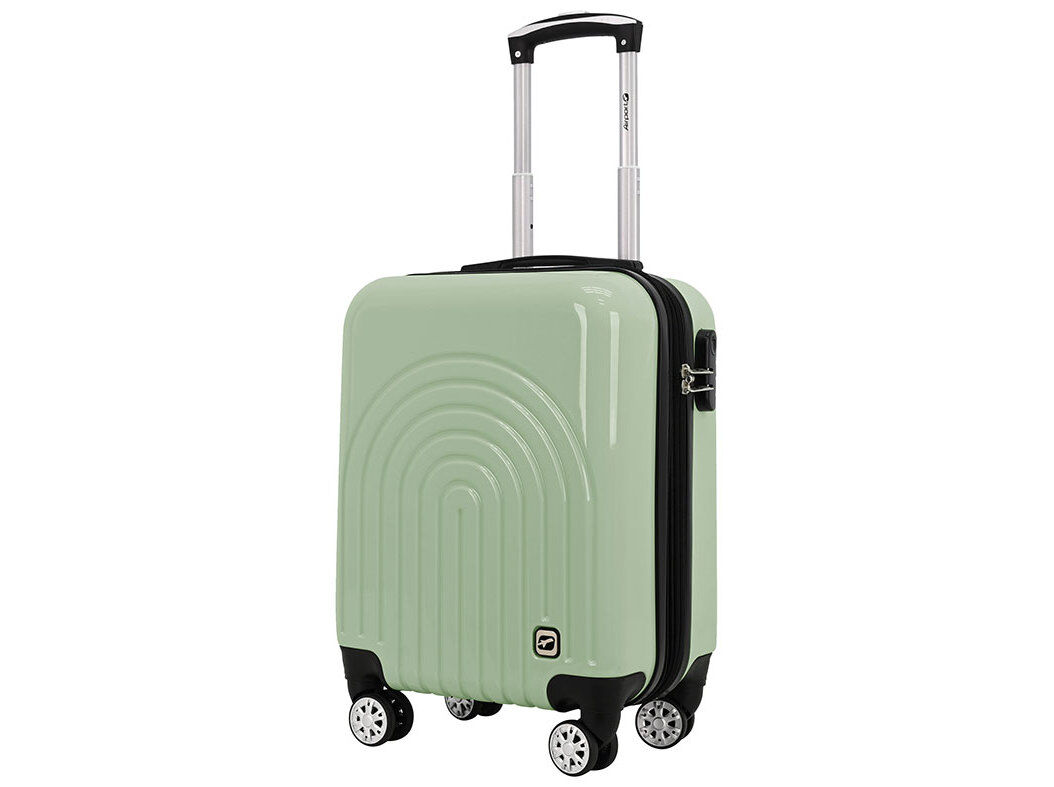 MALA DE CABINE R&Iacute;GIDA AIRPORT VERDE CLARO 8 RODAS 50X36X21CM