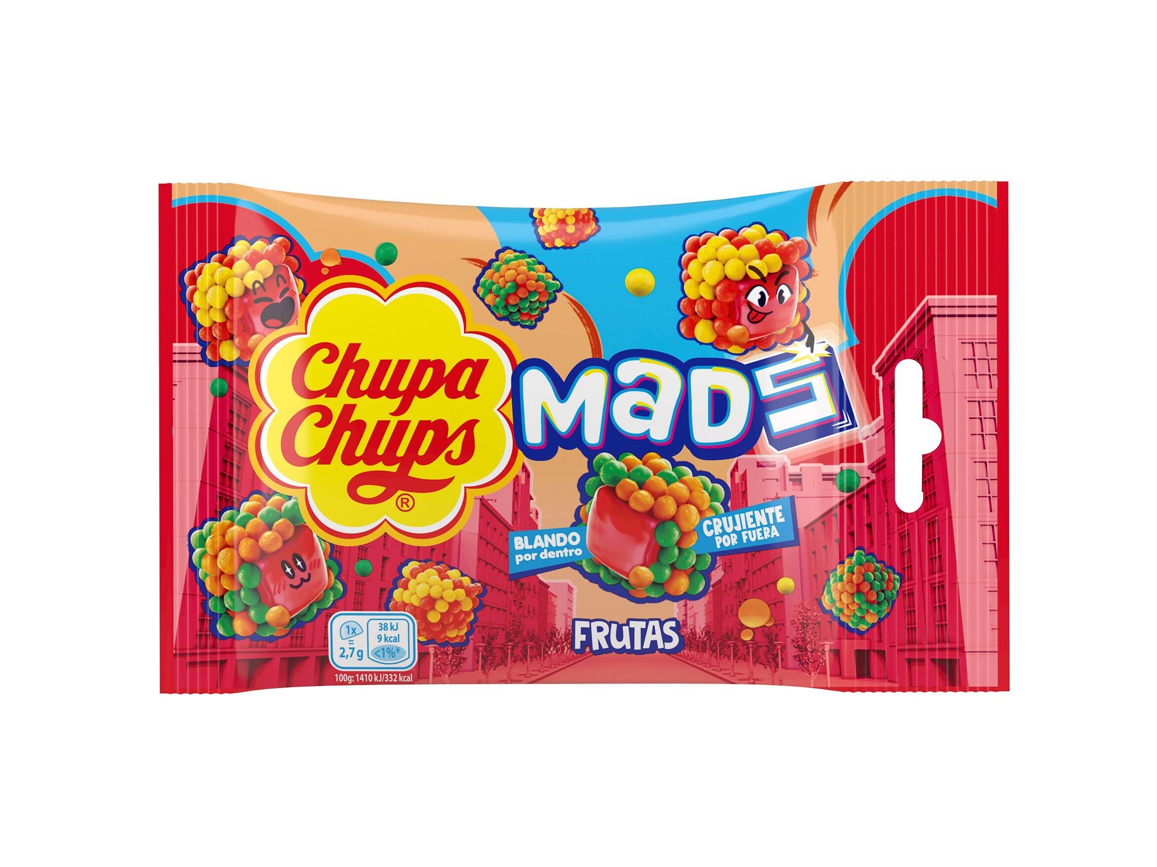 GOMAS CHUPA CHUPS MADS FRUTAS 45G image number 0