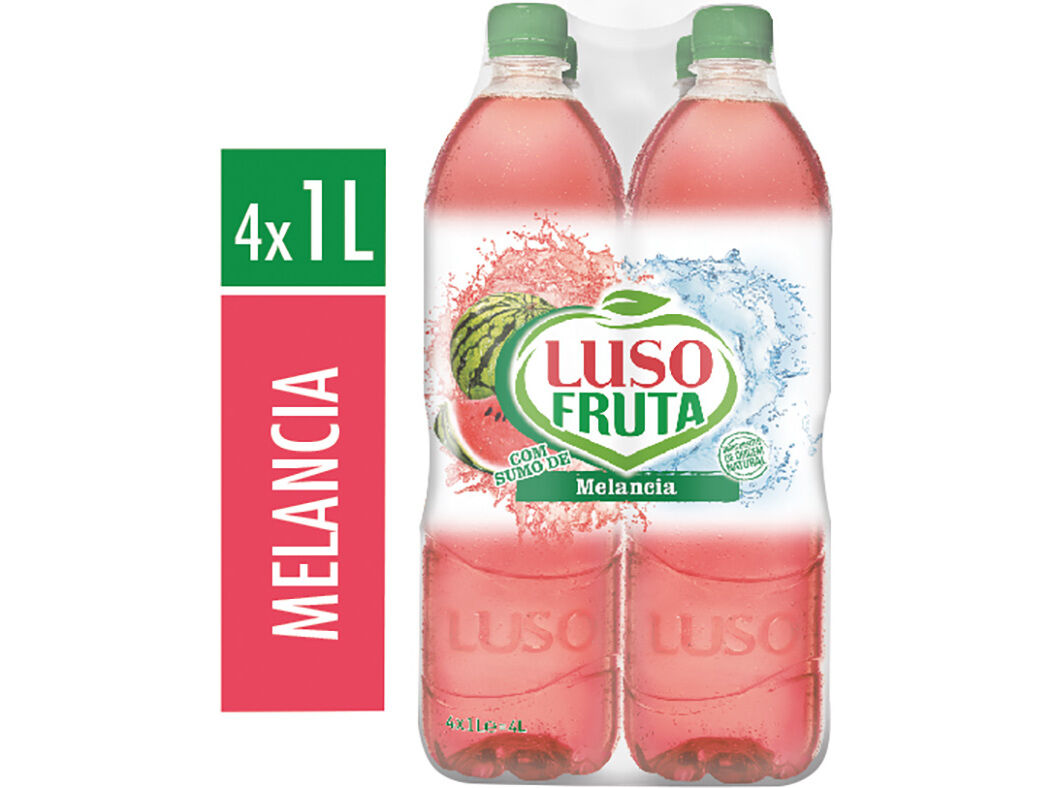 BEBIDA LUSO FRUTA MEL&Acirc;NCIA 4X1L (SDR)