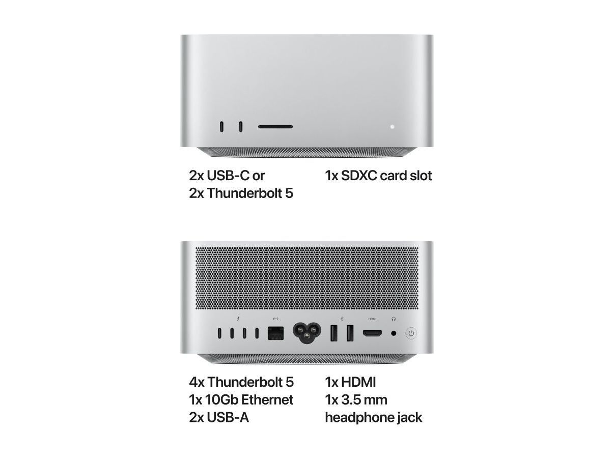 MAC STUDIO APPLE (M4 MAX 14-CORE CPU 32-CORE GPU RAM:36GB 512GB SSD) image number 2