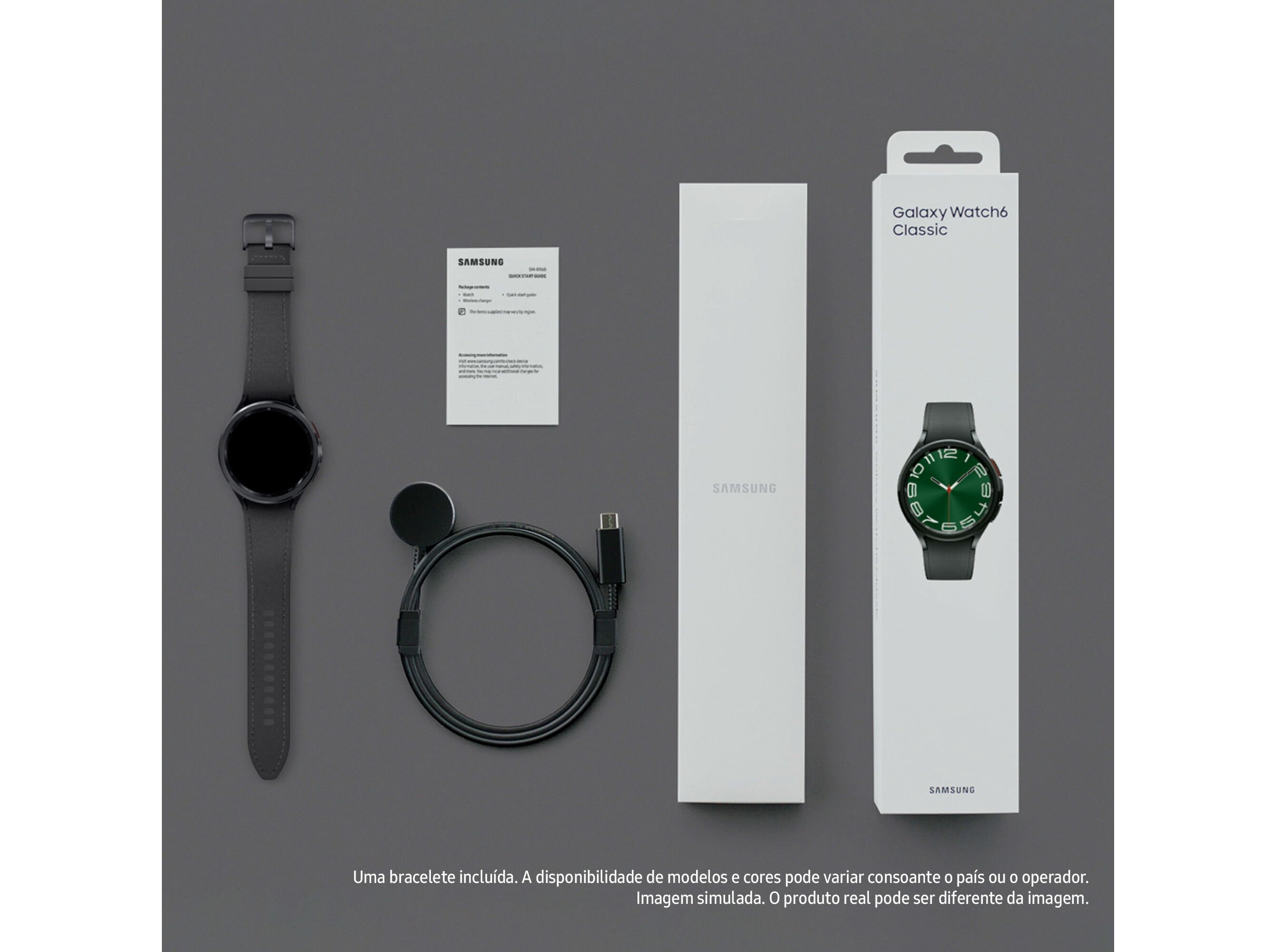 SMARTWATCH SAMSUNG WATCH6 CLASSIC 47MM LTE PRETO image number 5