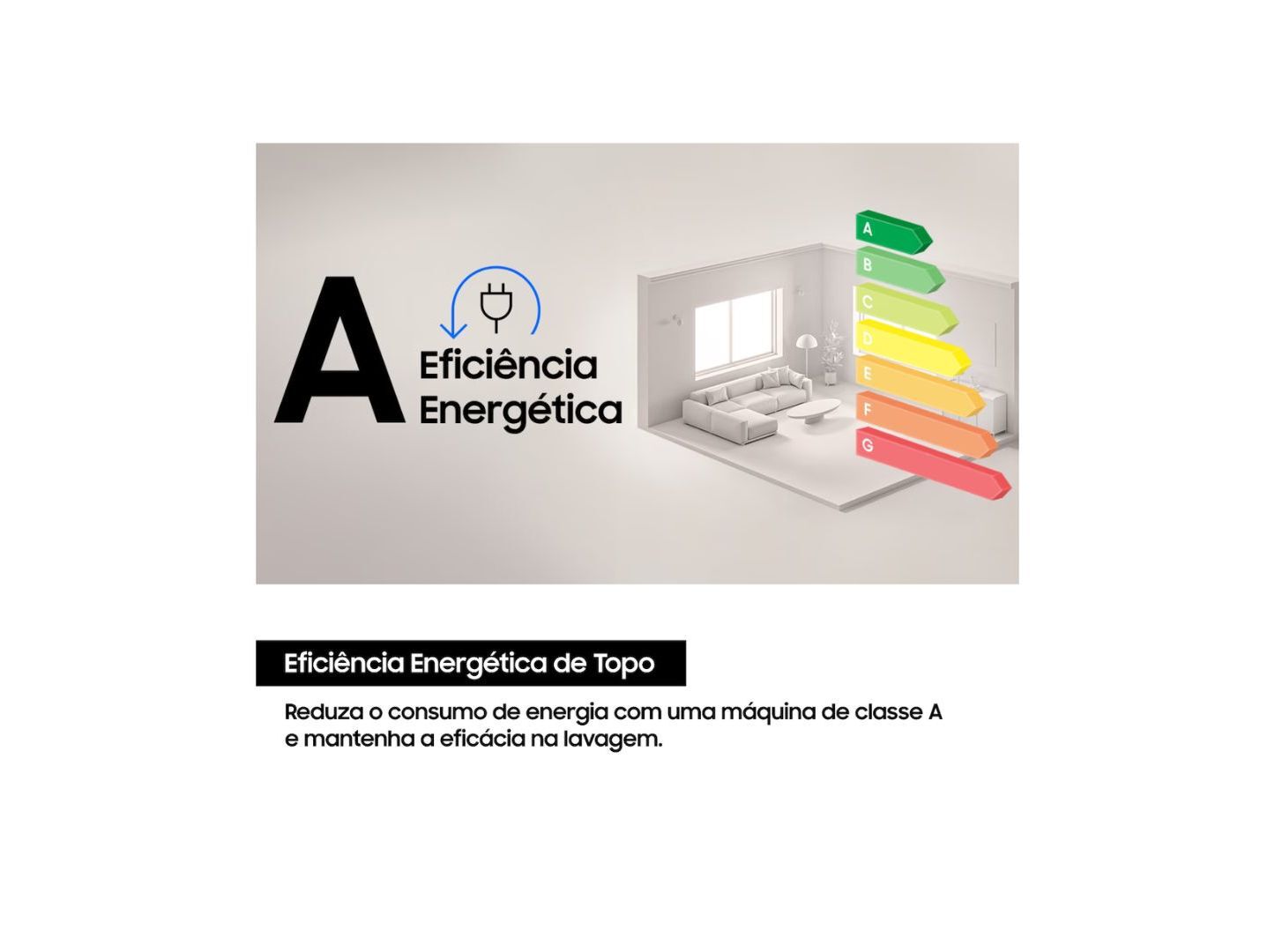 M&Aacute;QUINA LAVAR ROUPA SAMSUNG WW80FG3M05AWEP - BRANCO A 8 KG image number 2
